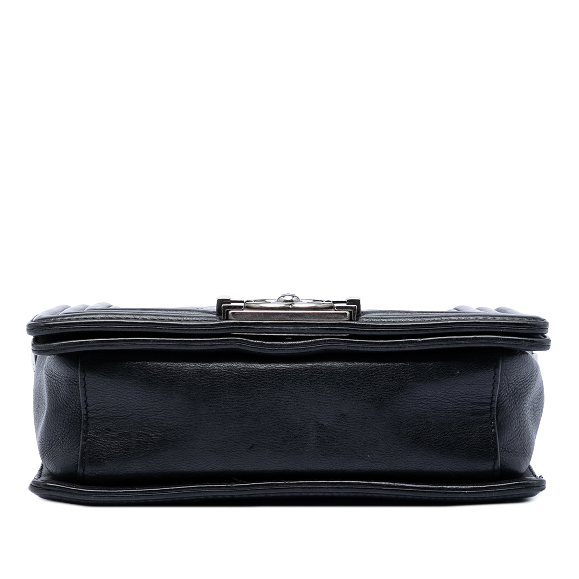Chanel Paris Bombay Small Quilted Patent Medallion Embellished Boy Flap - image 3