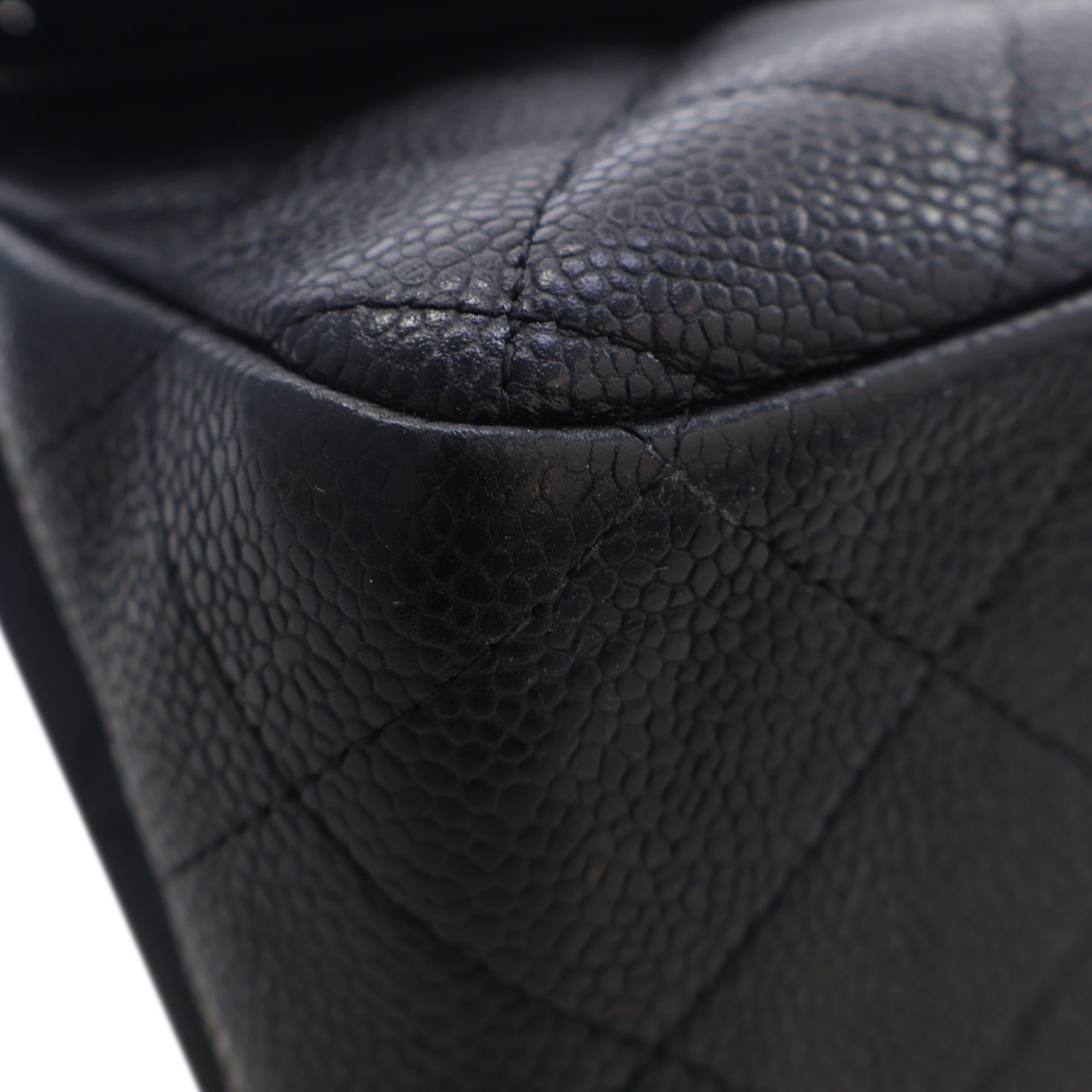 Chanel Jumbo Classic Caviar Double Flap - image 8