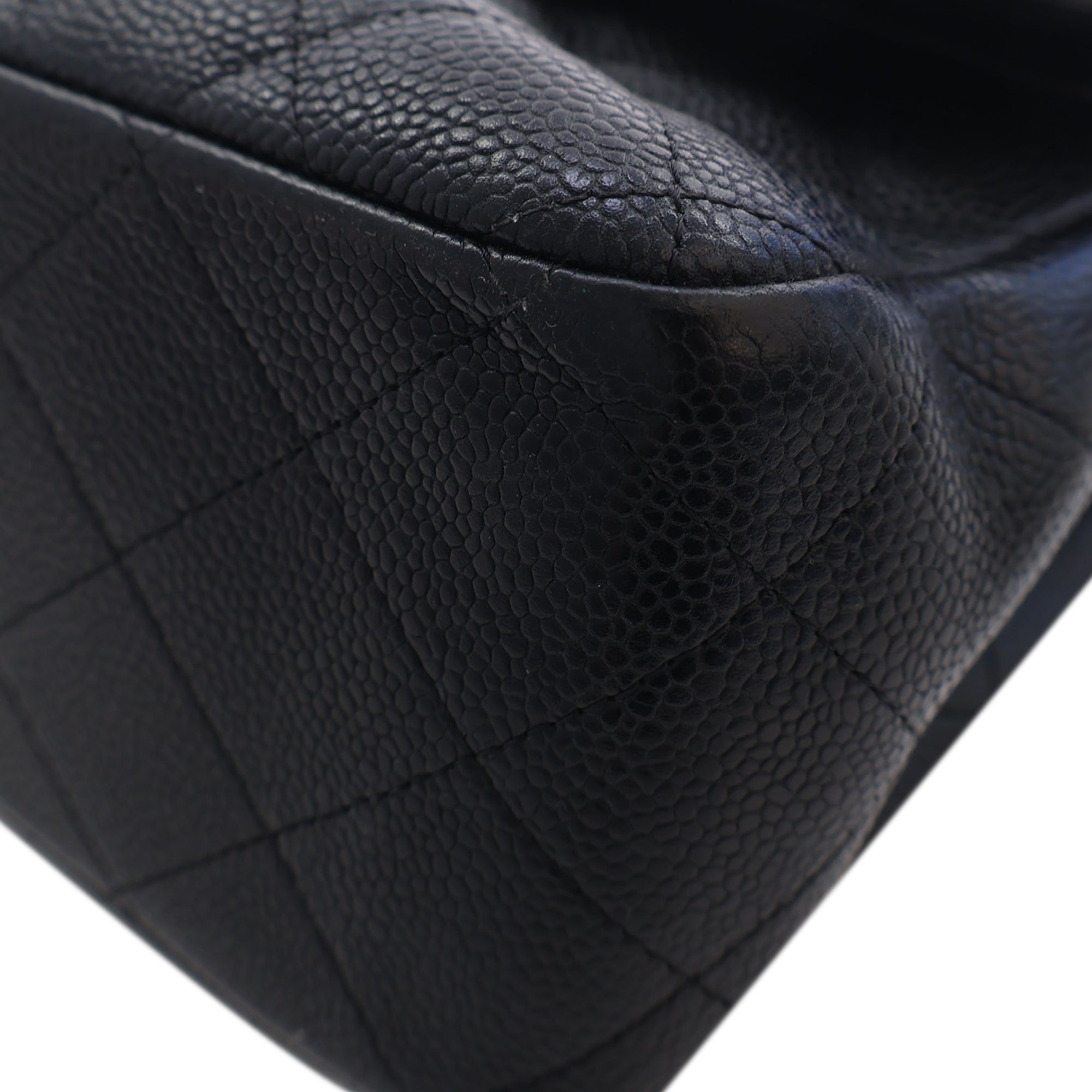 Chanel Jumbo Classic Caviar Double Flap - image 9