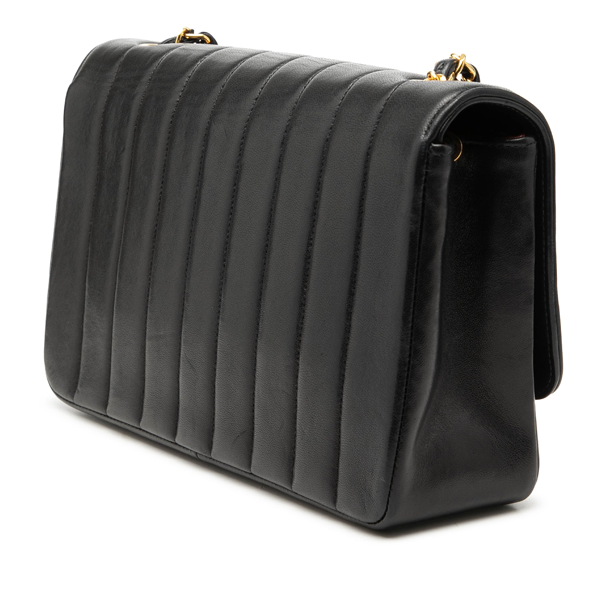 Chanel Medium Vertical Quilted Lambskin Mademoiselle Crossbody - image 2