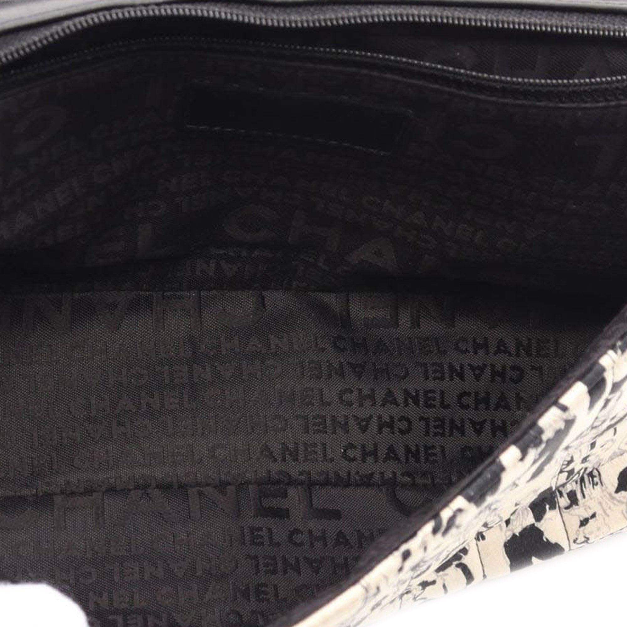 Chanel Silk and Lambskin Coco Mademoiselle Scarf Flap - image 3