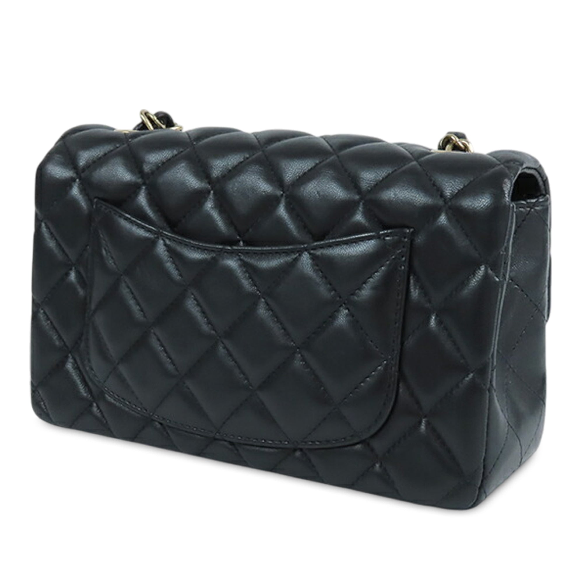 Chanel Mini Rectangular Classic Lambskin Single Flap - image 2