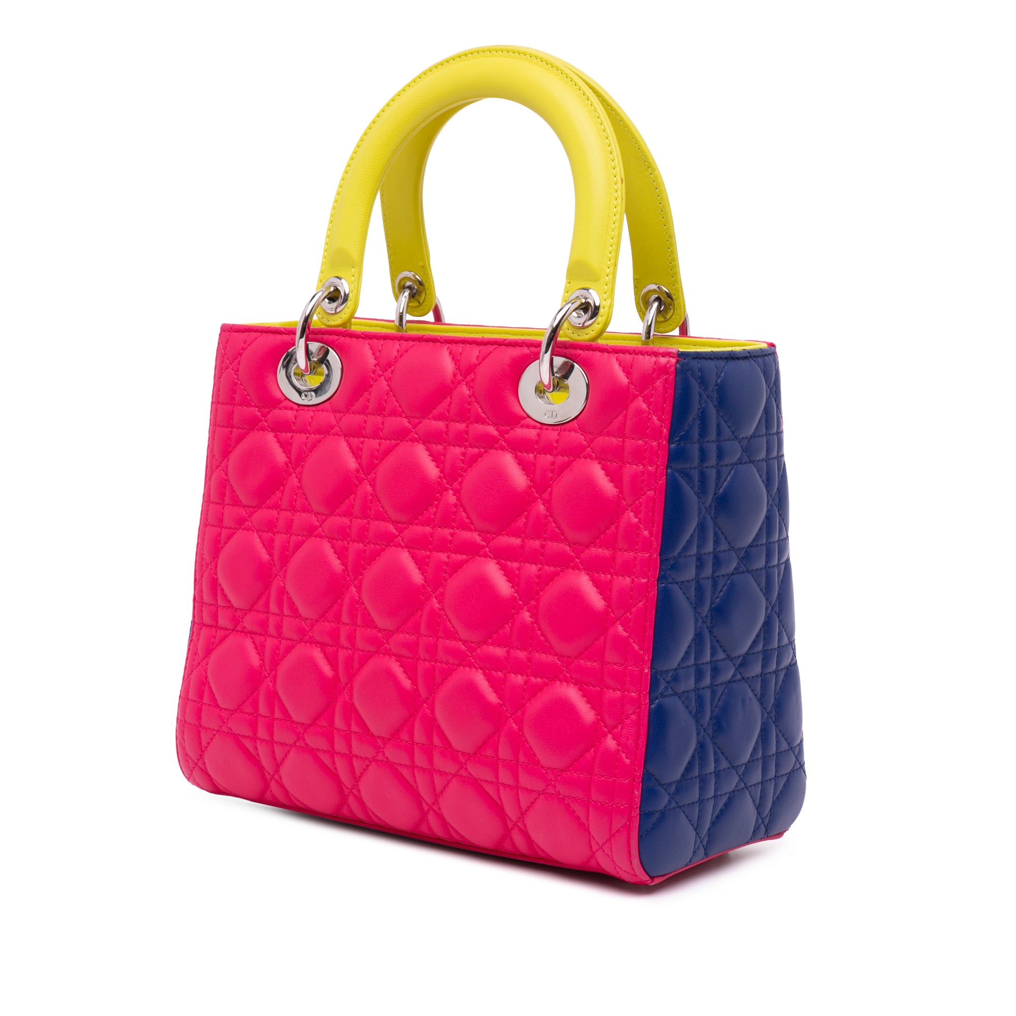 Dior Medium Tricolor Lambskin Cannage Lady Dior - image 2