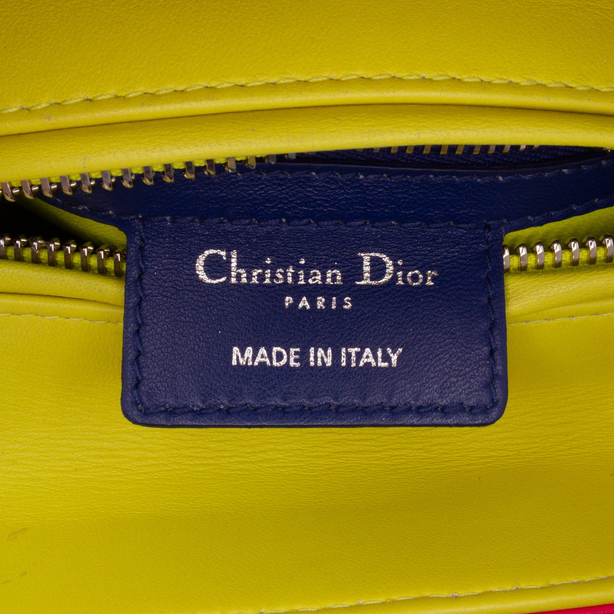 Dior Medium Tricolor Lambskin Cannage Lady Dior - image 5