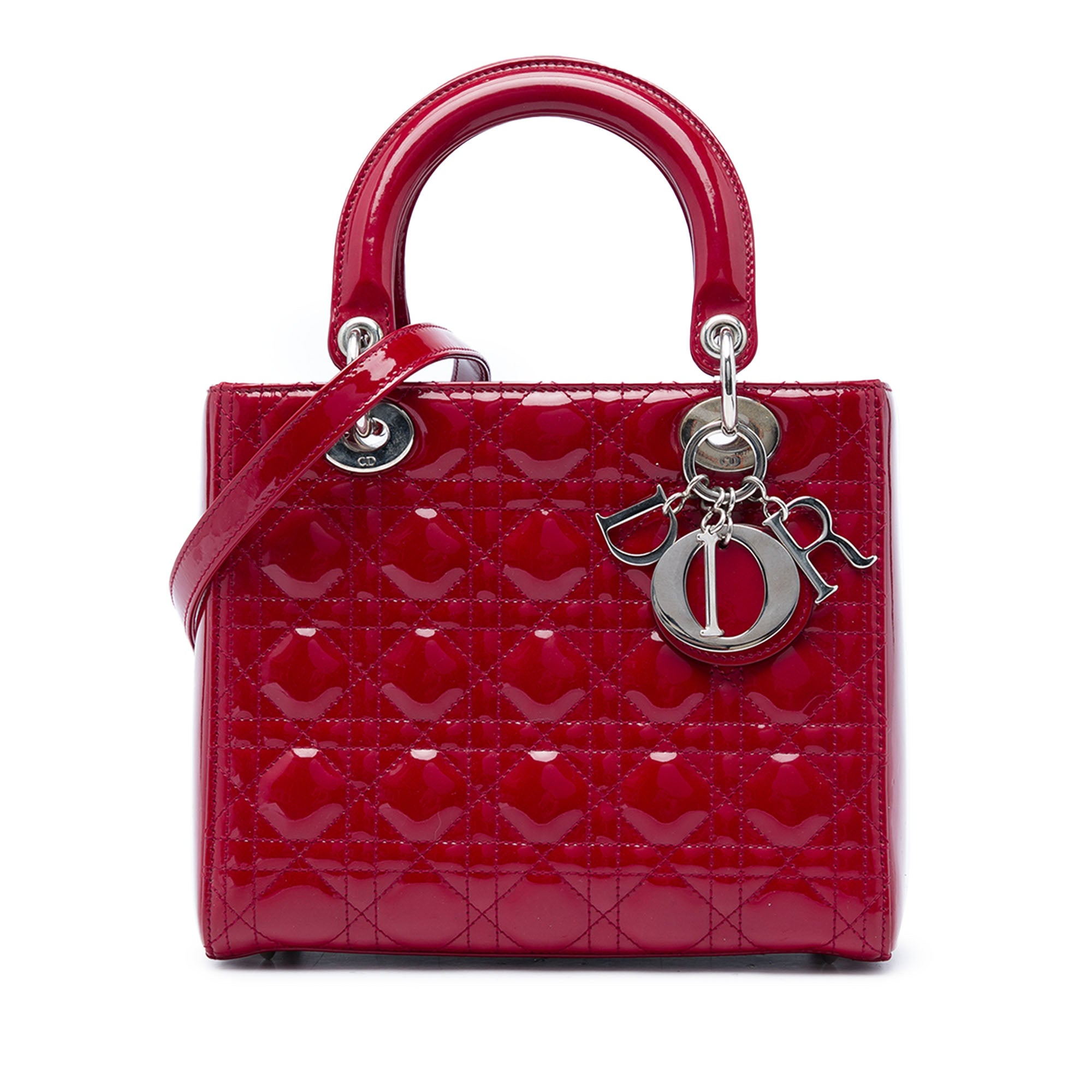 Dior Medium Patent Cannage Lady Dior - image 1