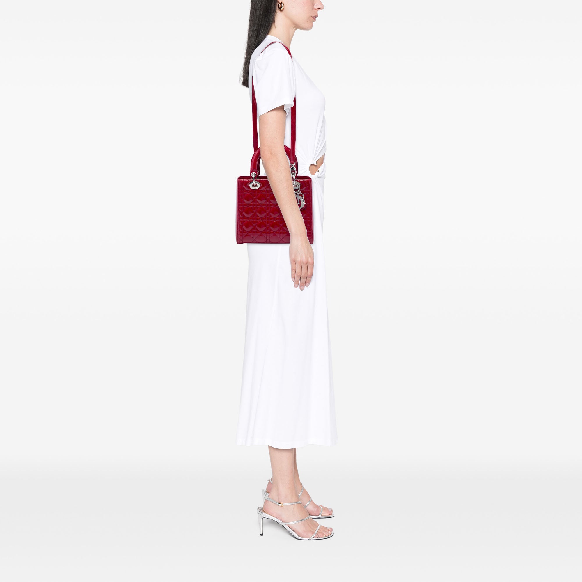 Dior Medium Patent Cannage Lady Dior - image 5