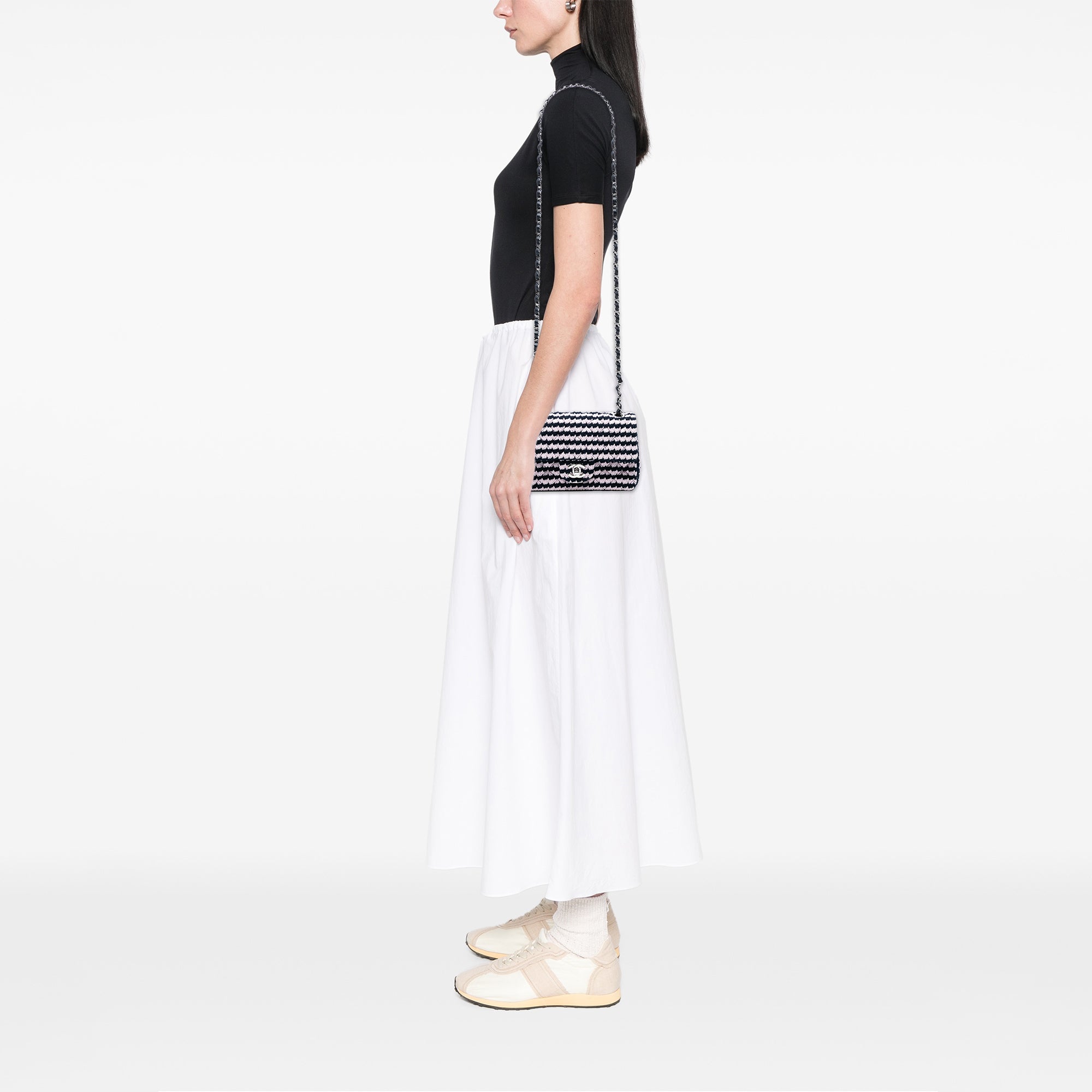 Chanel Mini Rectangular Classic Tweed Single Flap - image 7