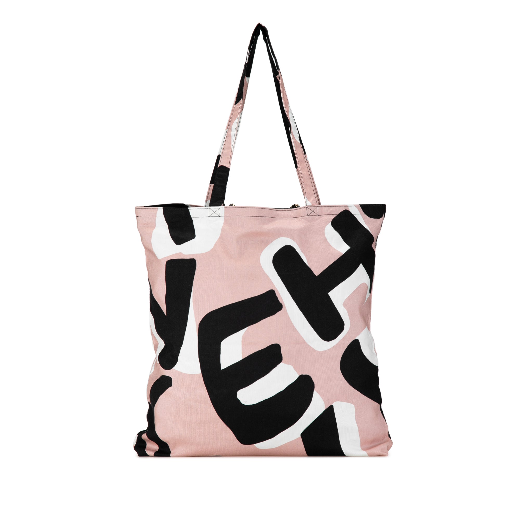 Chanel Nylon Graffiti Foldable Shopping Tote in Caviar Flap - image 3