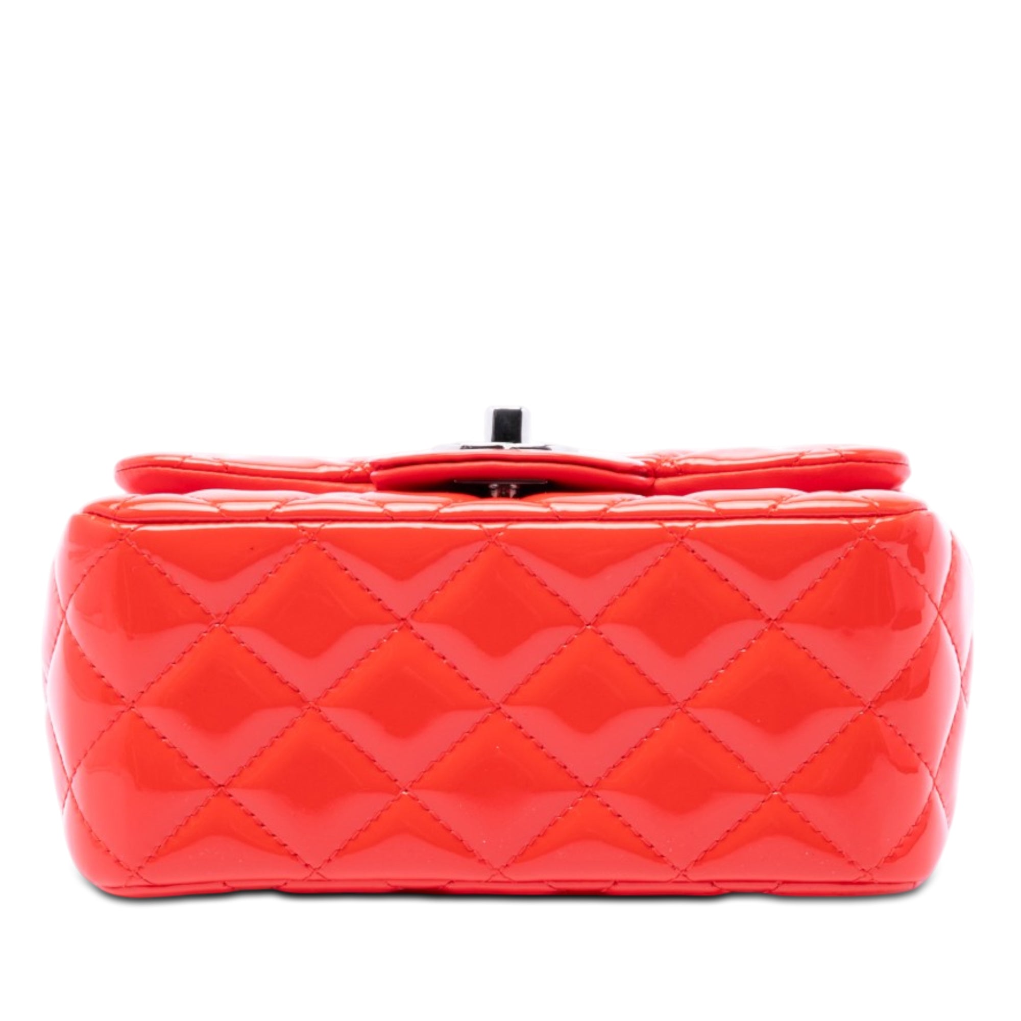 Chanel Mini Square Classic Patent Single Flap - image 3