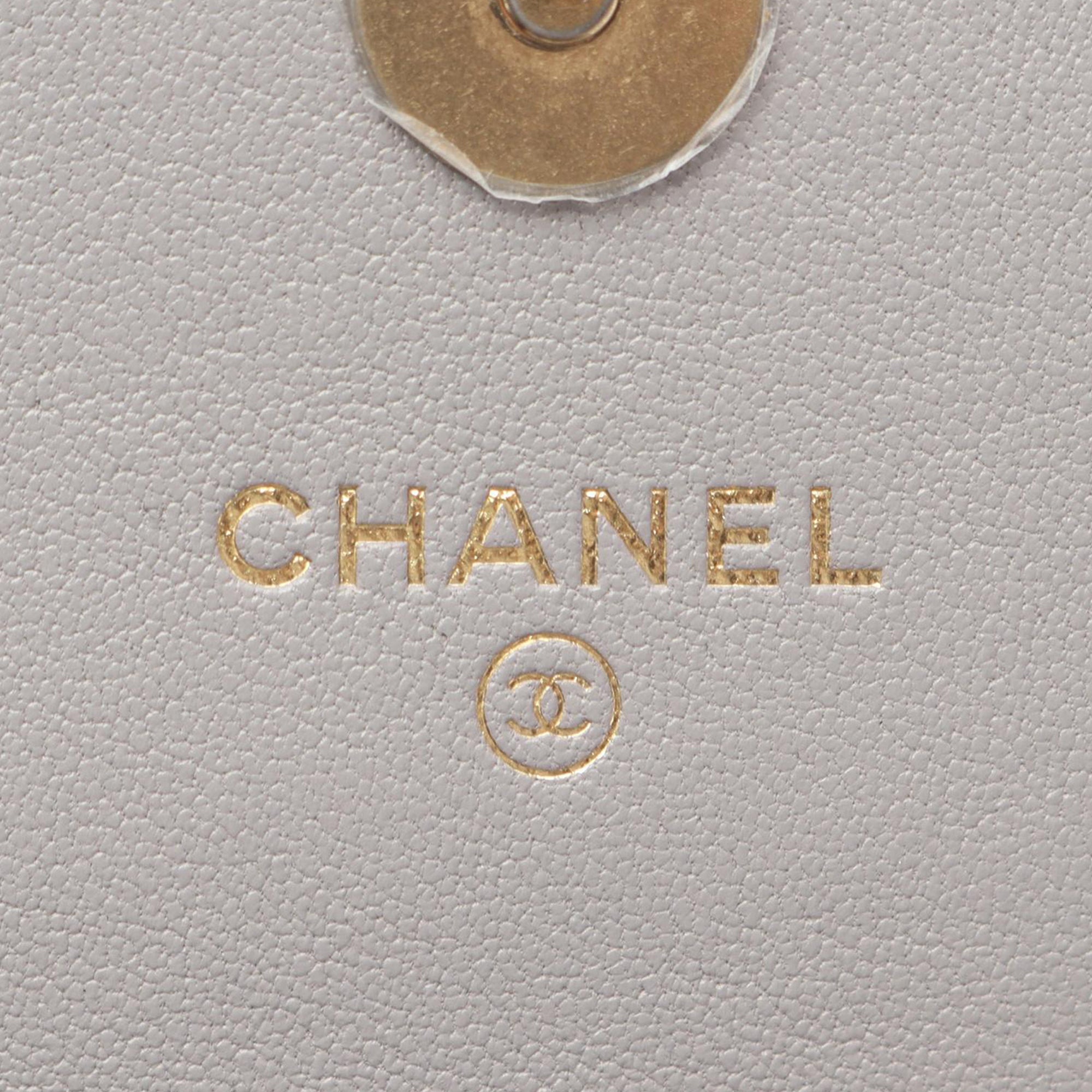 Chanel Quilted Lambskin Chanel 19 Phone Holder - image 4