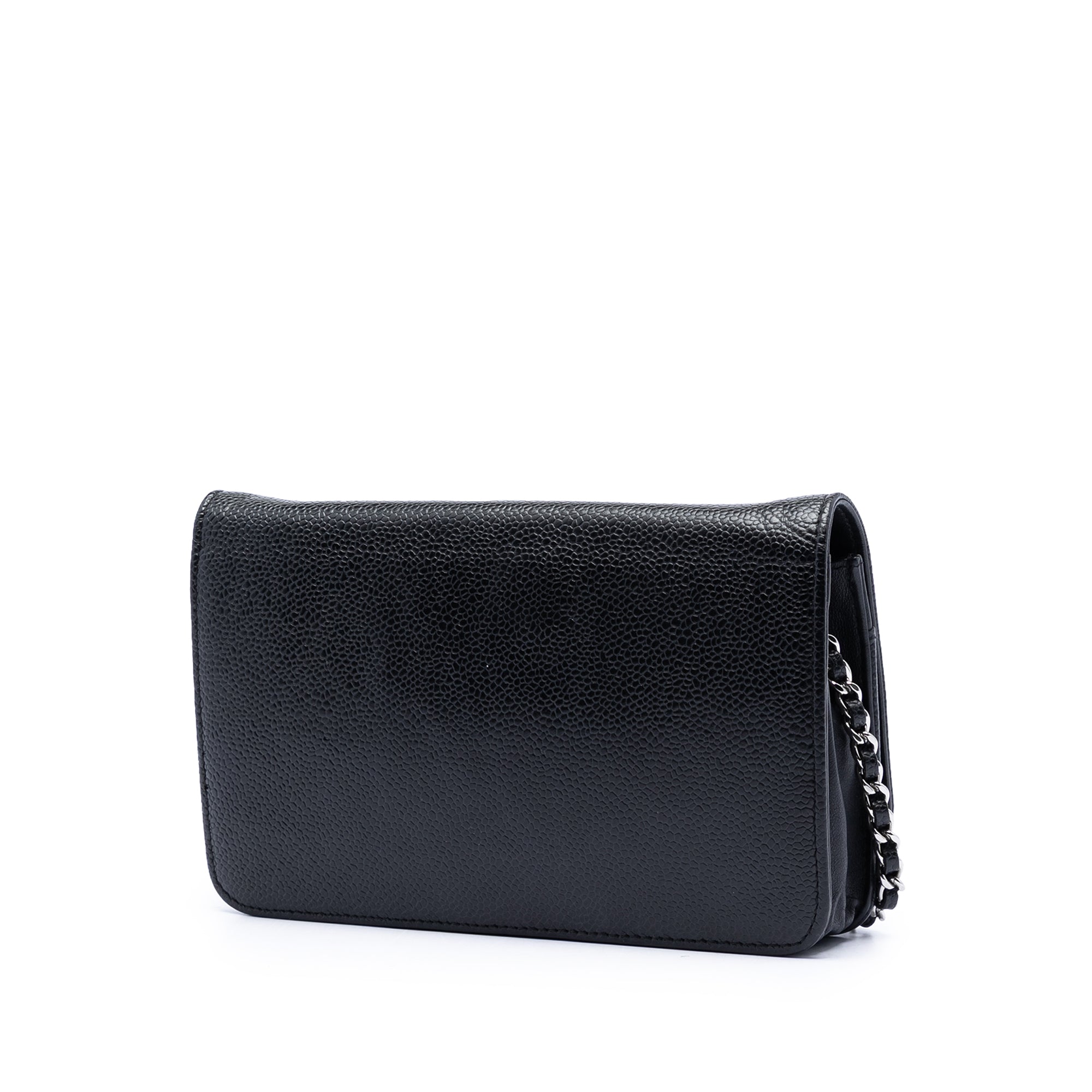 Chanel CC Caviar Wallet On Chain - image 2