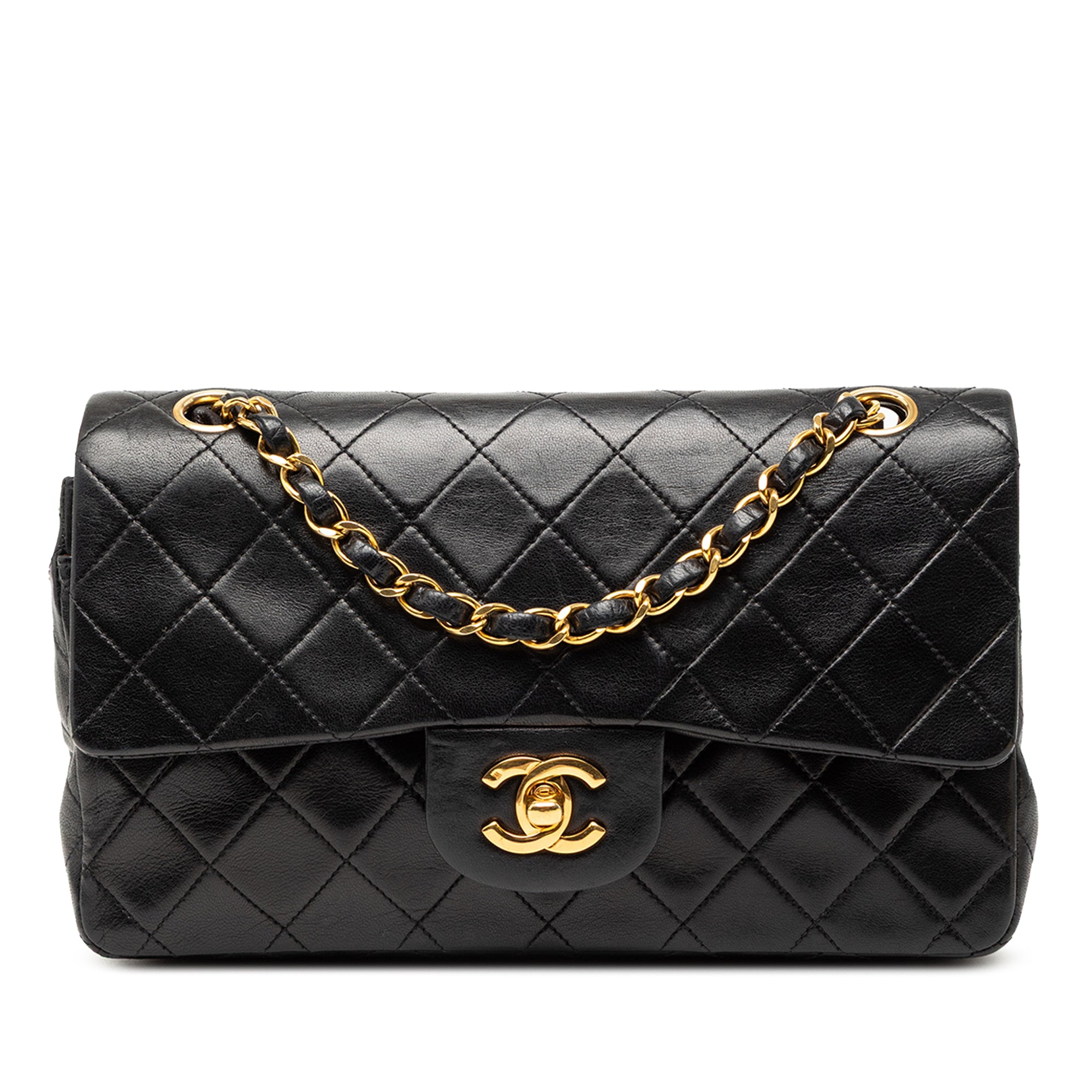 Chanel Small Classic Lambskin Double Flap - image 1