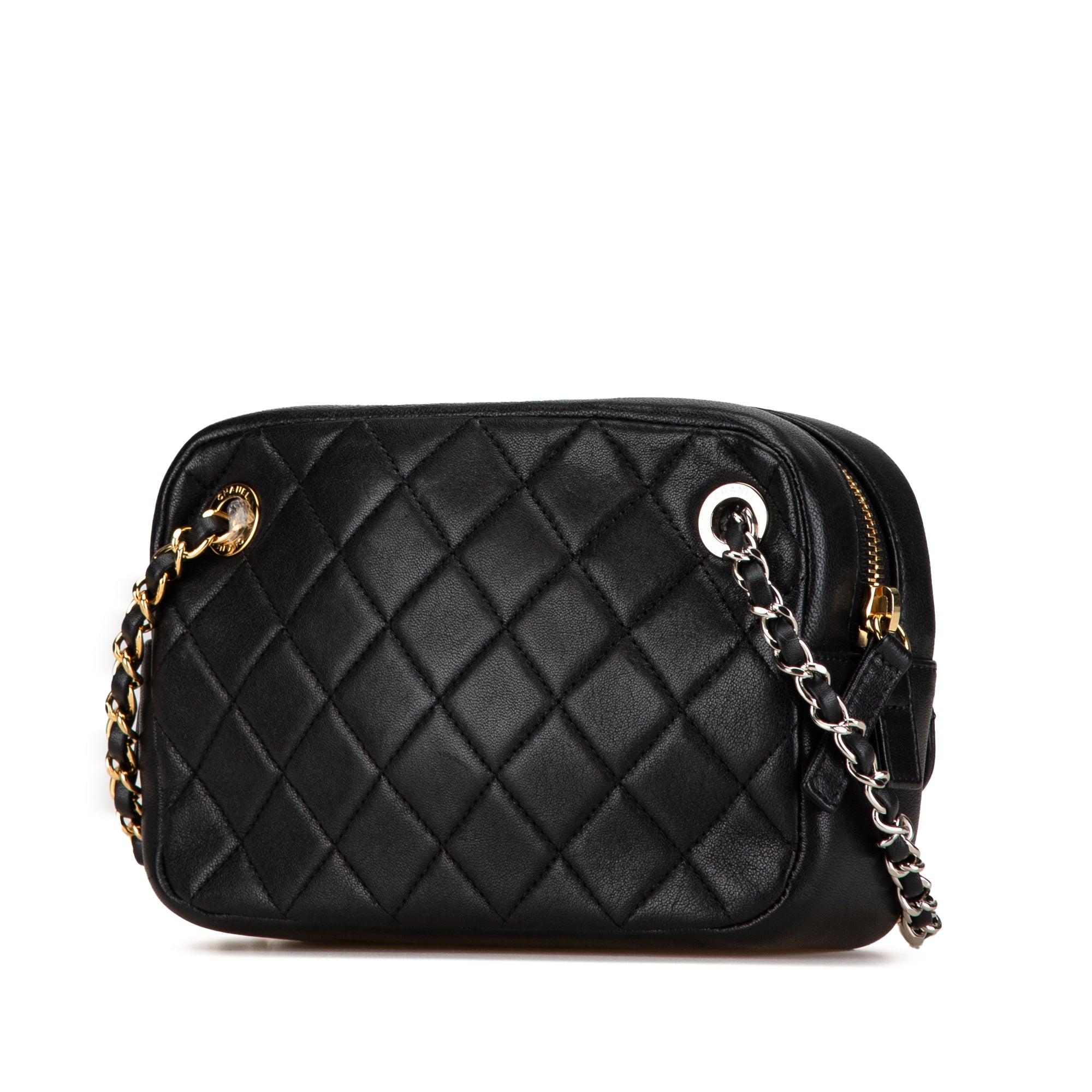 Chanel CC Quilted Lambskin Chain Camera Bag - image 2