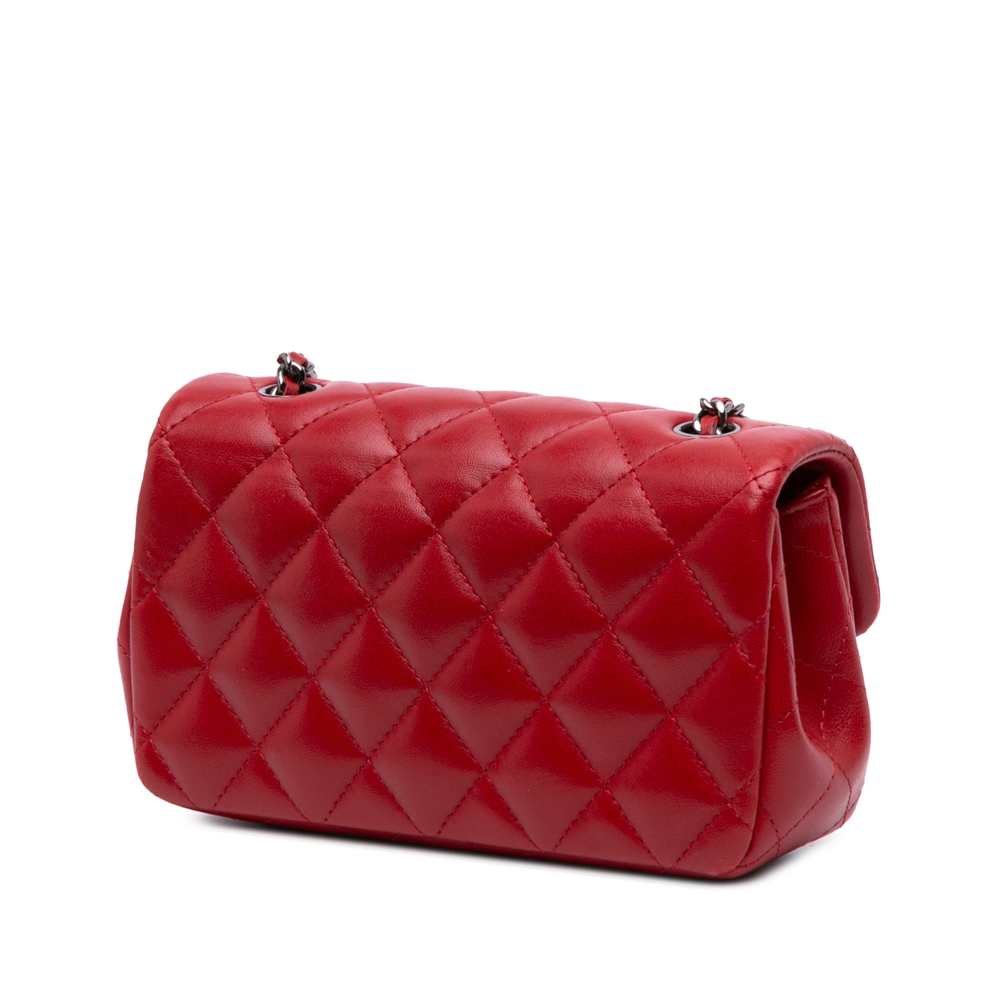 Chanel Extra Mini Rectangular Classic Lambskin Single Flap - image 2