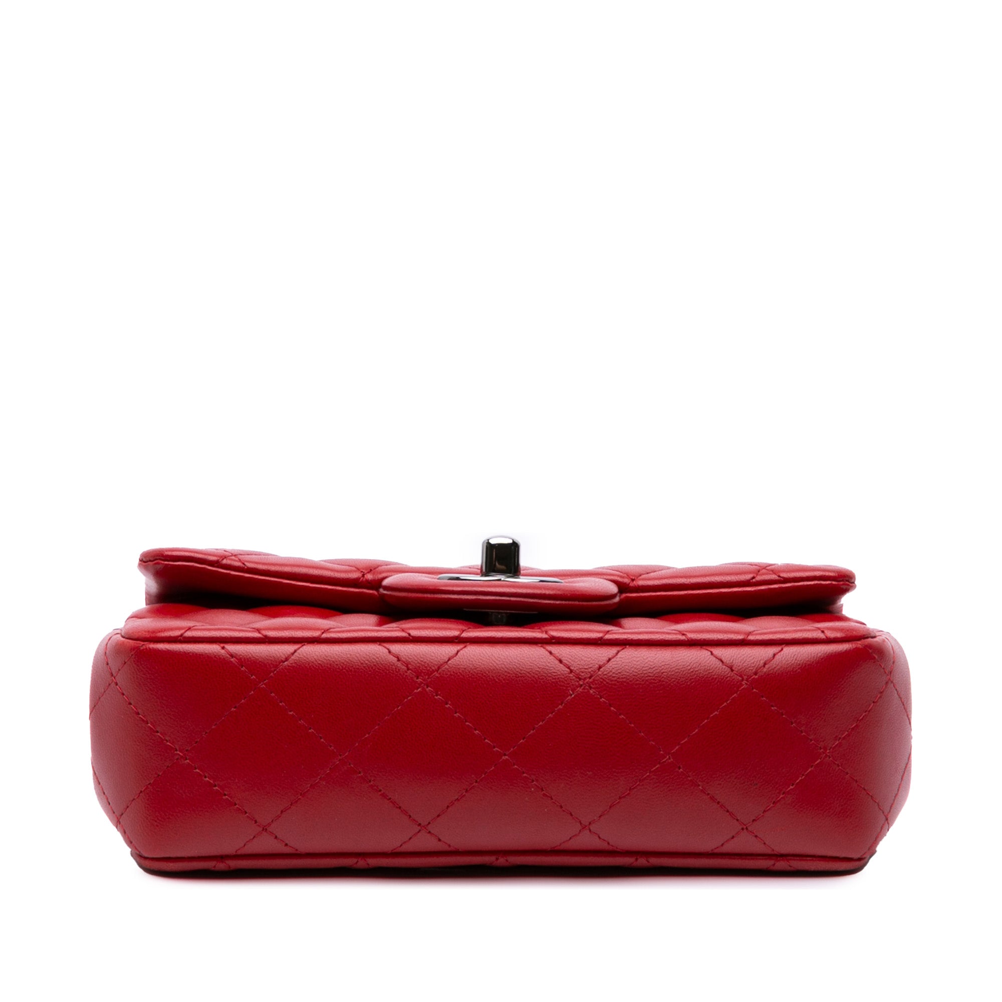 Chanel Extra Mini Rectangular Classic Lambskin Single Flap - image 3