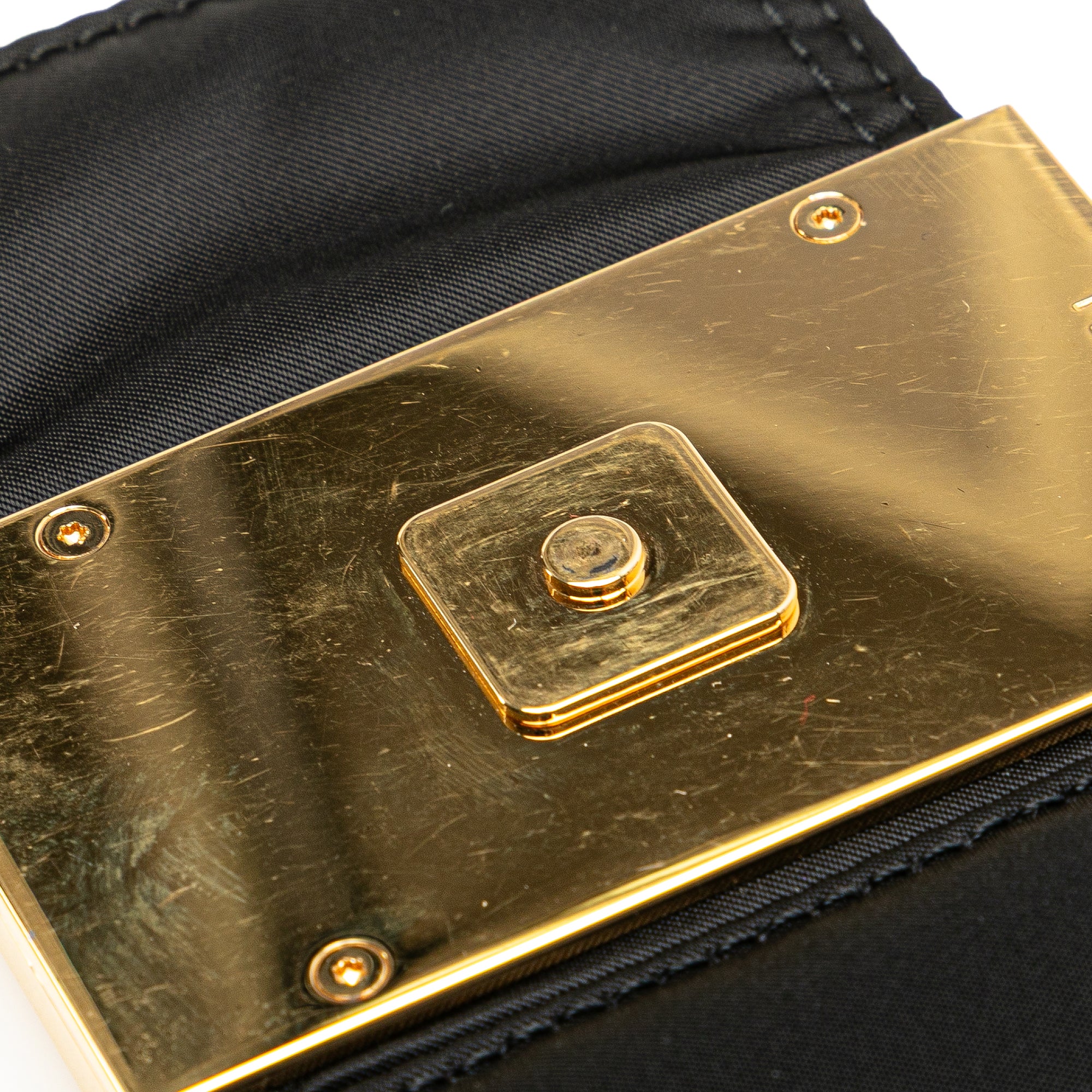 Fendi Porter Nylon Baguette Satchel - image 10