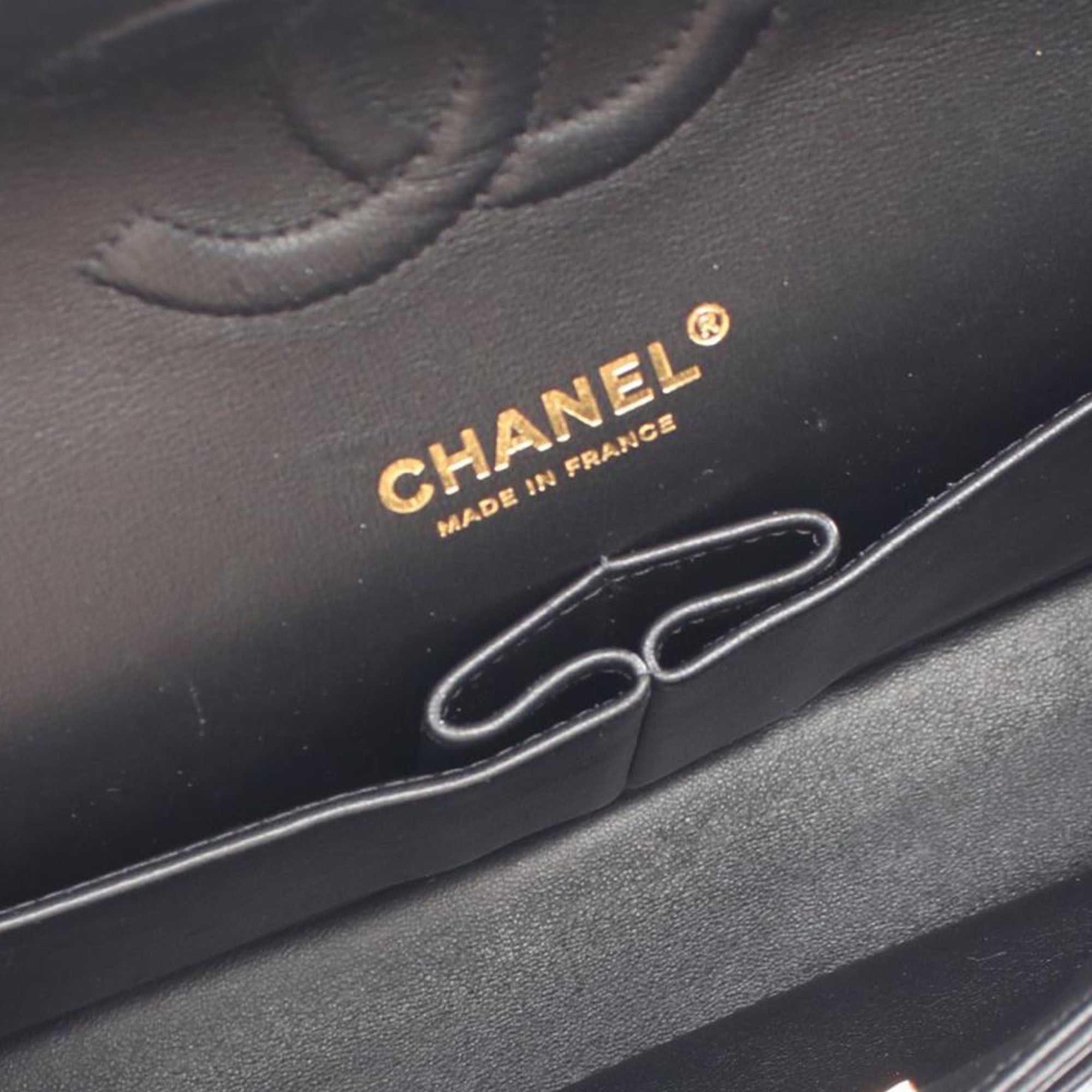 Chanel Medium Classic Lambskin Geometric Patchwork Double Flap - image 3
