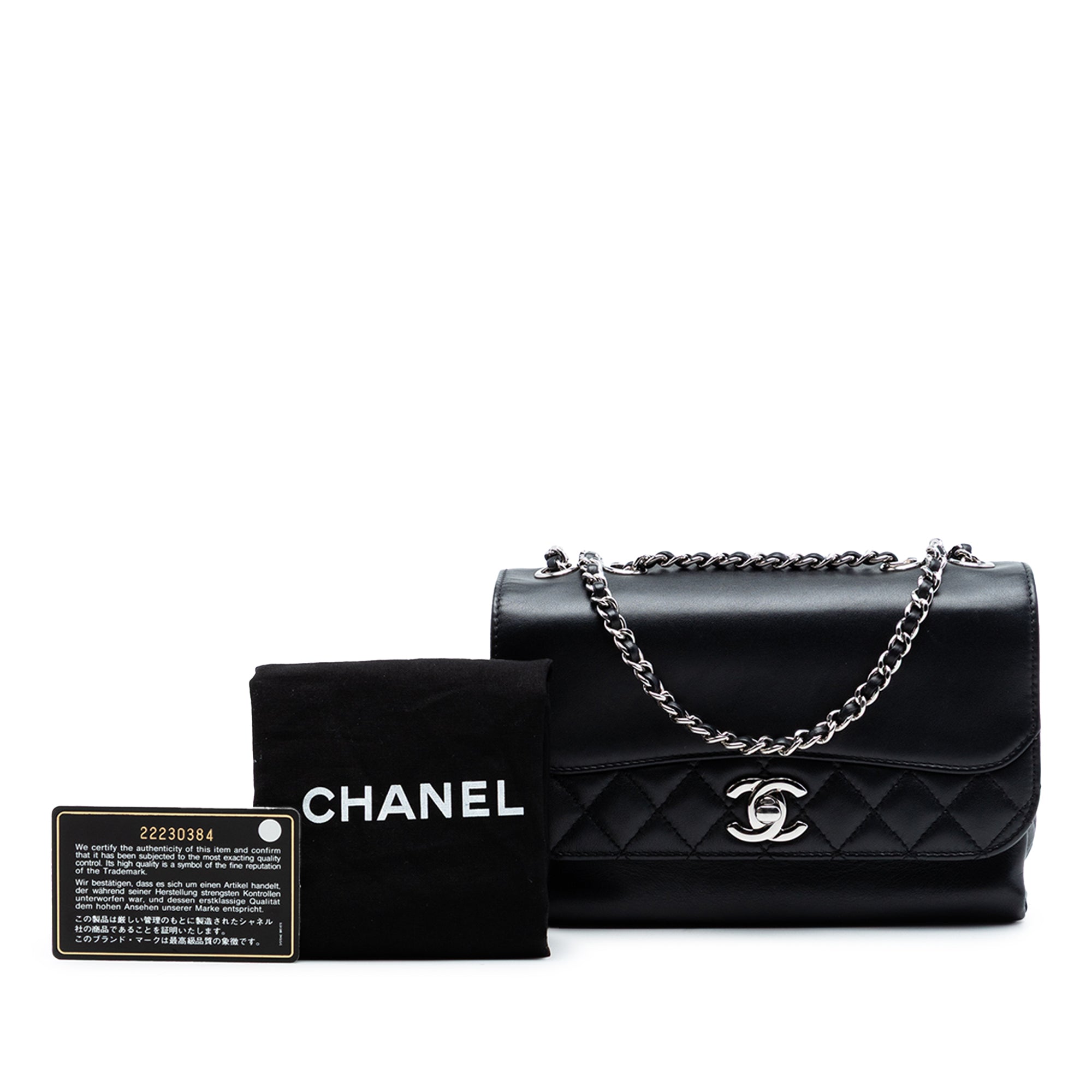 Chanel Mini Calfskin Tramezzo Flap - image 8
