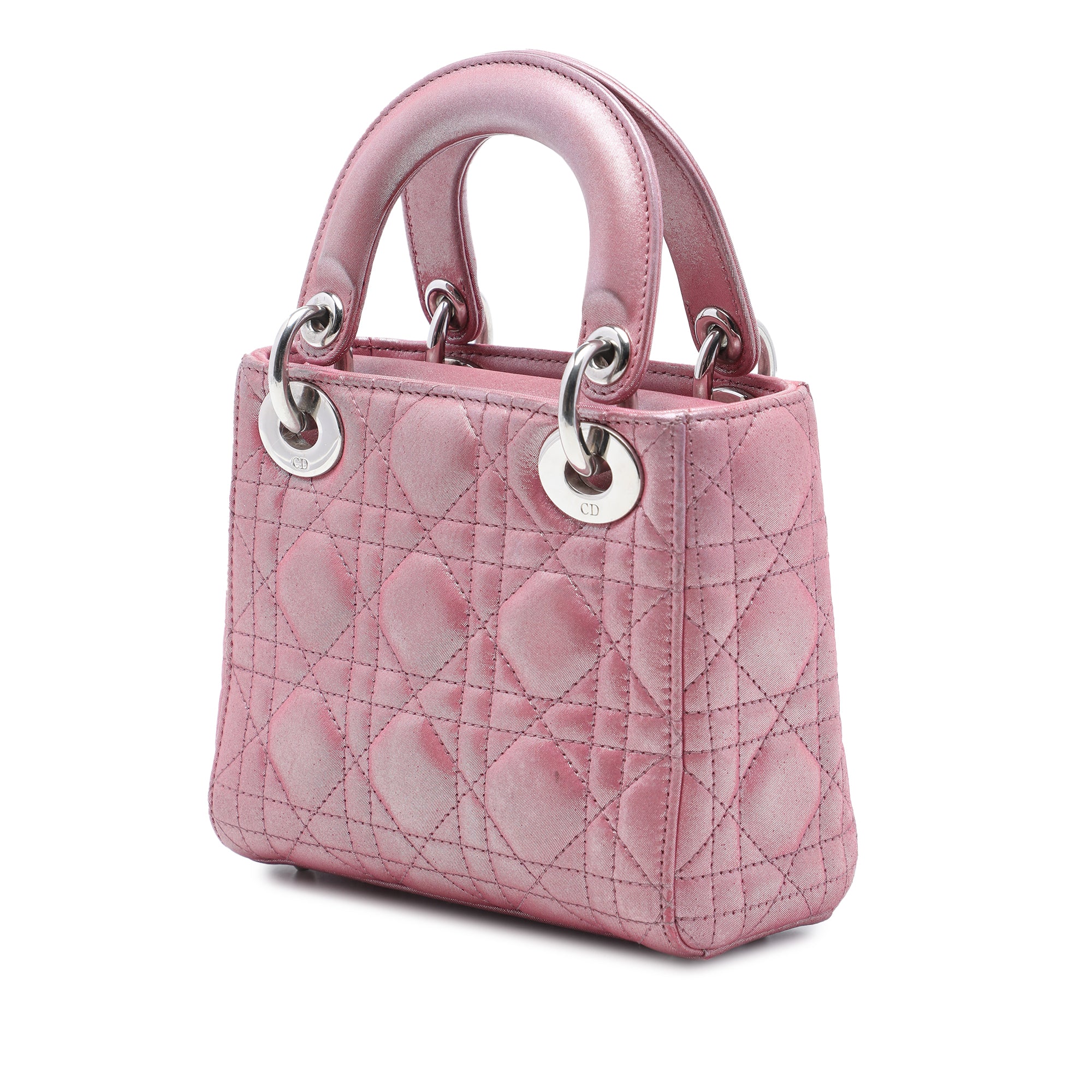 Dior Mini Iridescent Lambskin Cannage Lady Dior - image 2