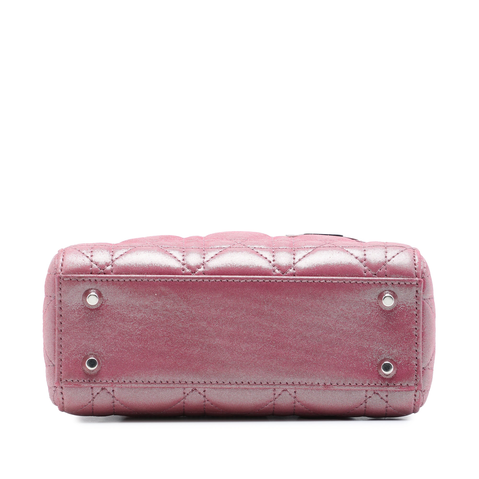 Dior Mini Iridescent Lambskin Cannage Lady Dior - image 3