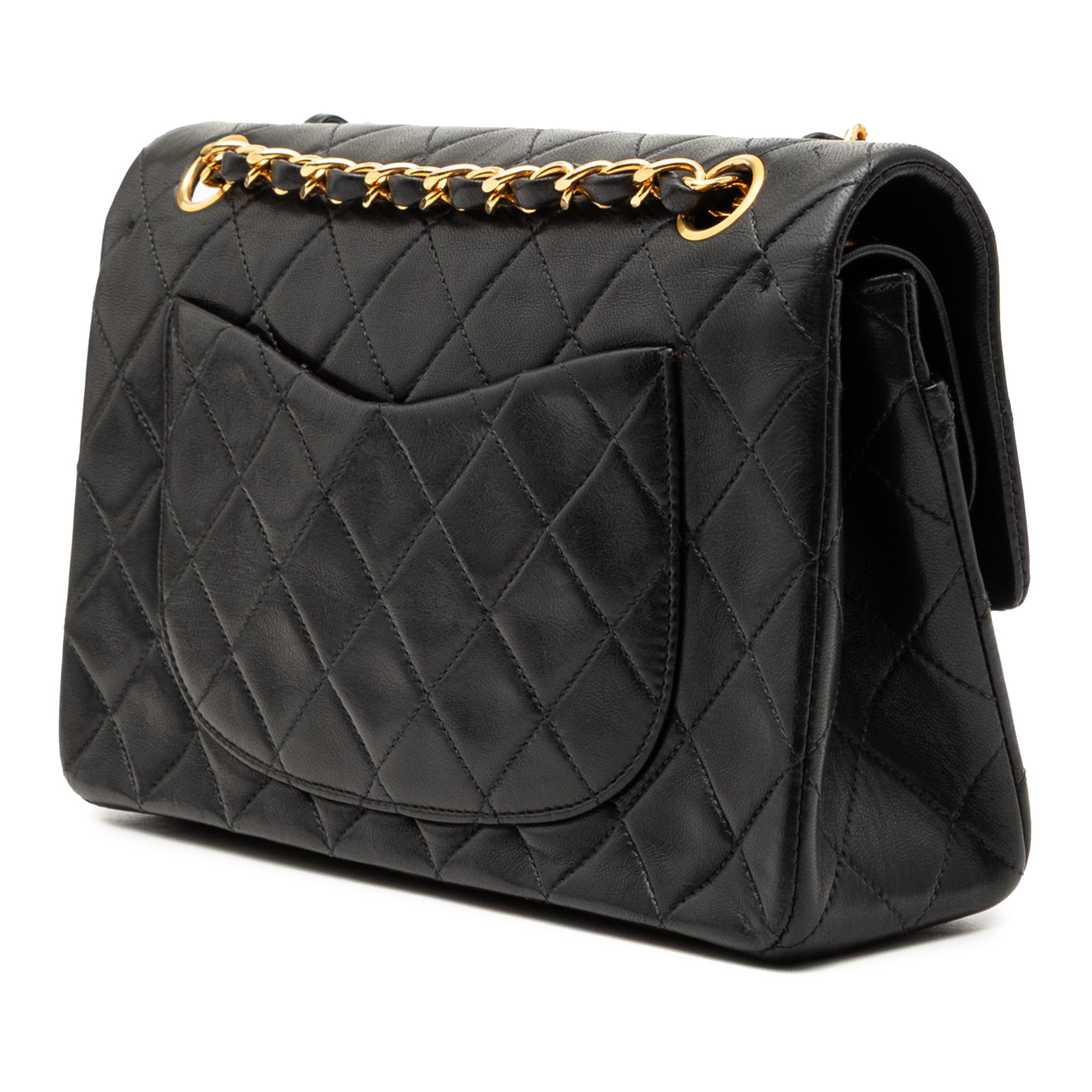 Chanel Small Classic Lambskin Double Flap - image 2