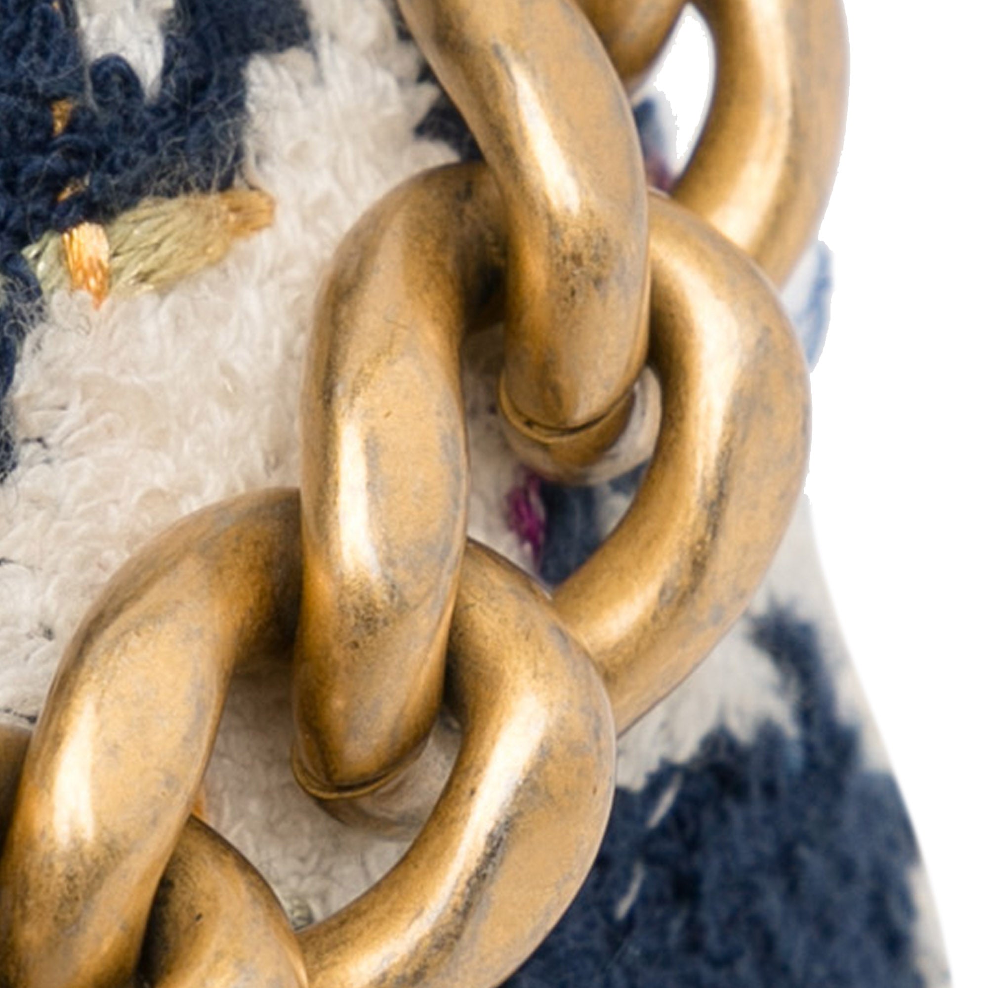 Chanel Tweed 19 Round Clutch with Chain - image 12