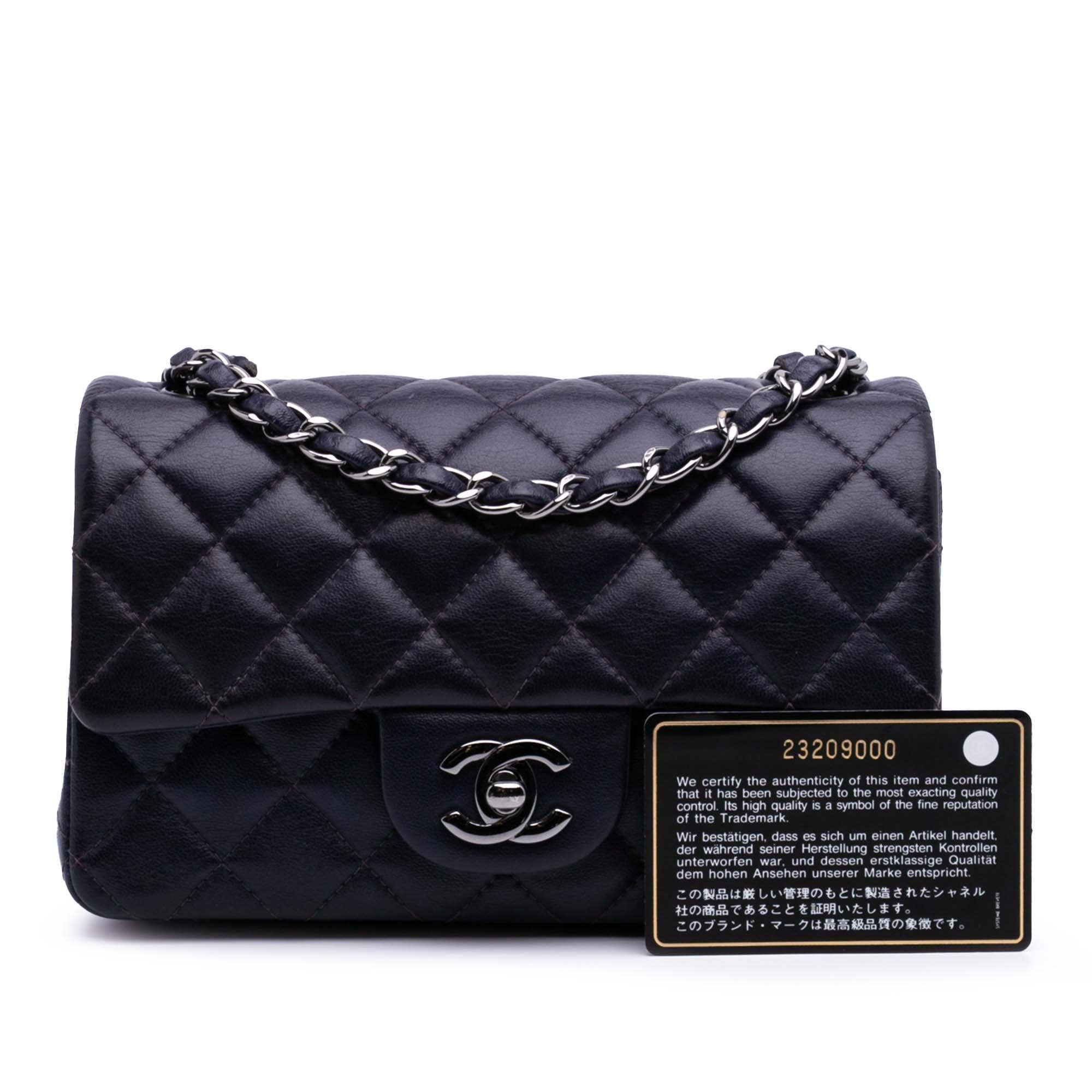 Chanel Mini Rectangular Classic Lambskin Single Flap - image 9