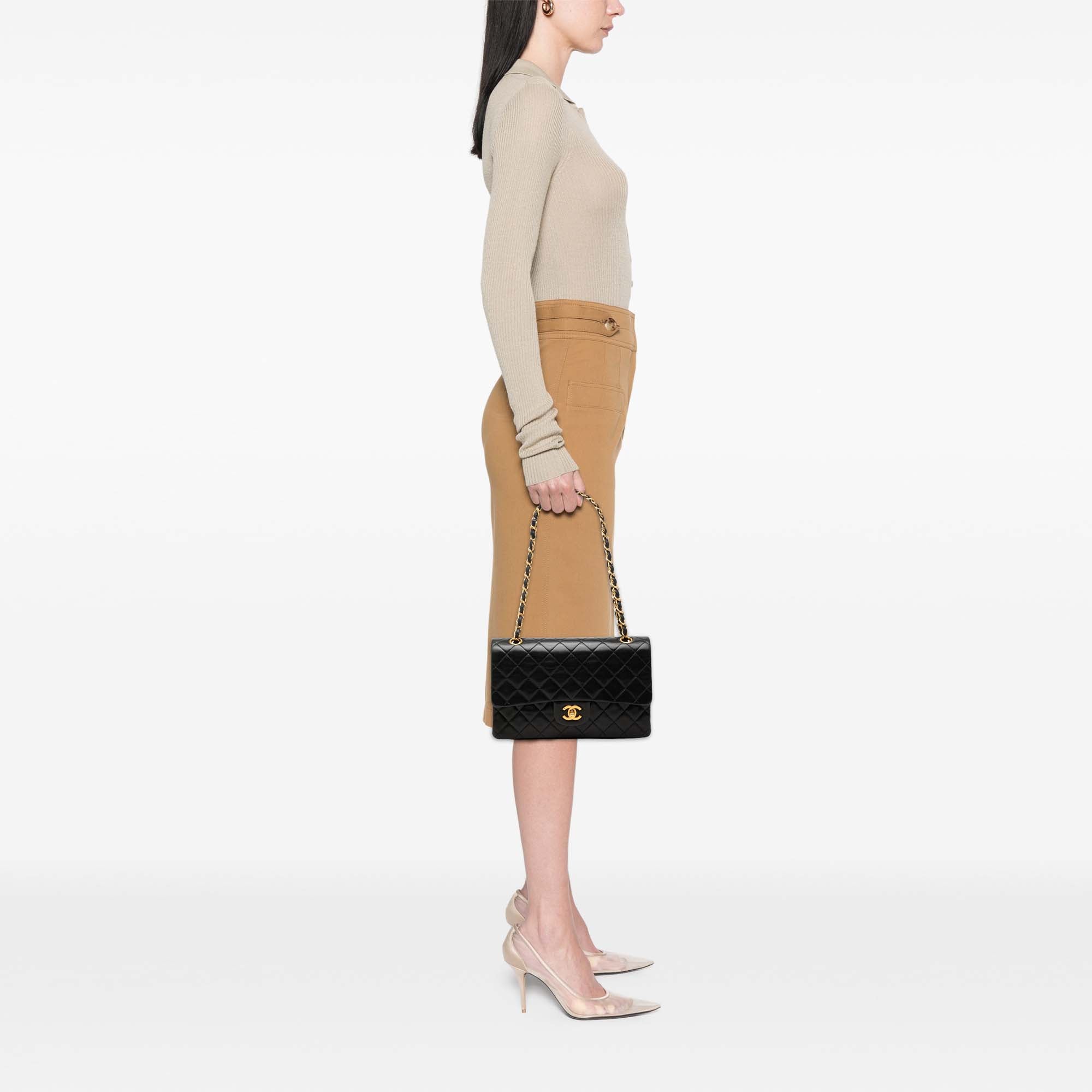 Chanel Medium Classic Lambskin Double Flap - image 6