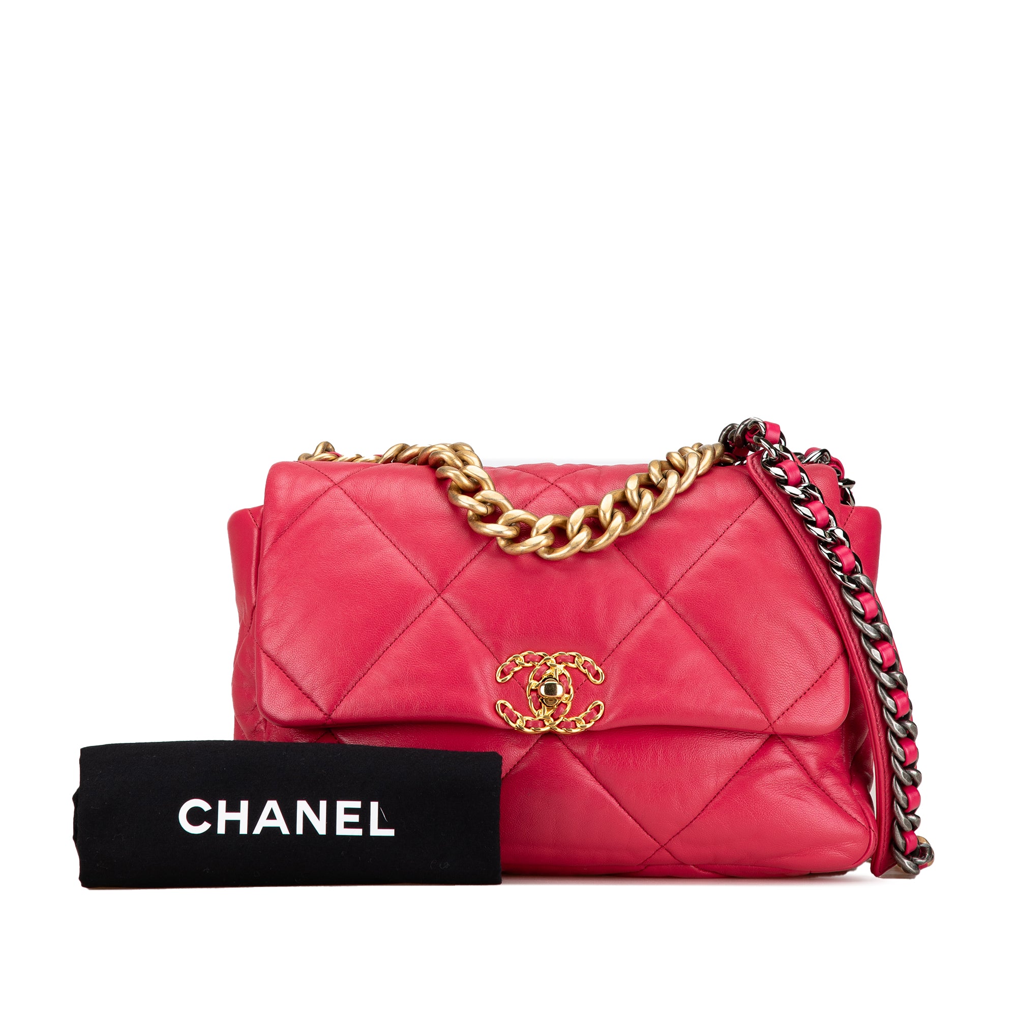 Chanel Large Lambskin 19 Flap - image 8