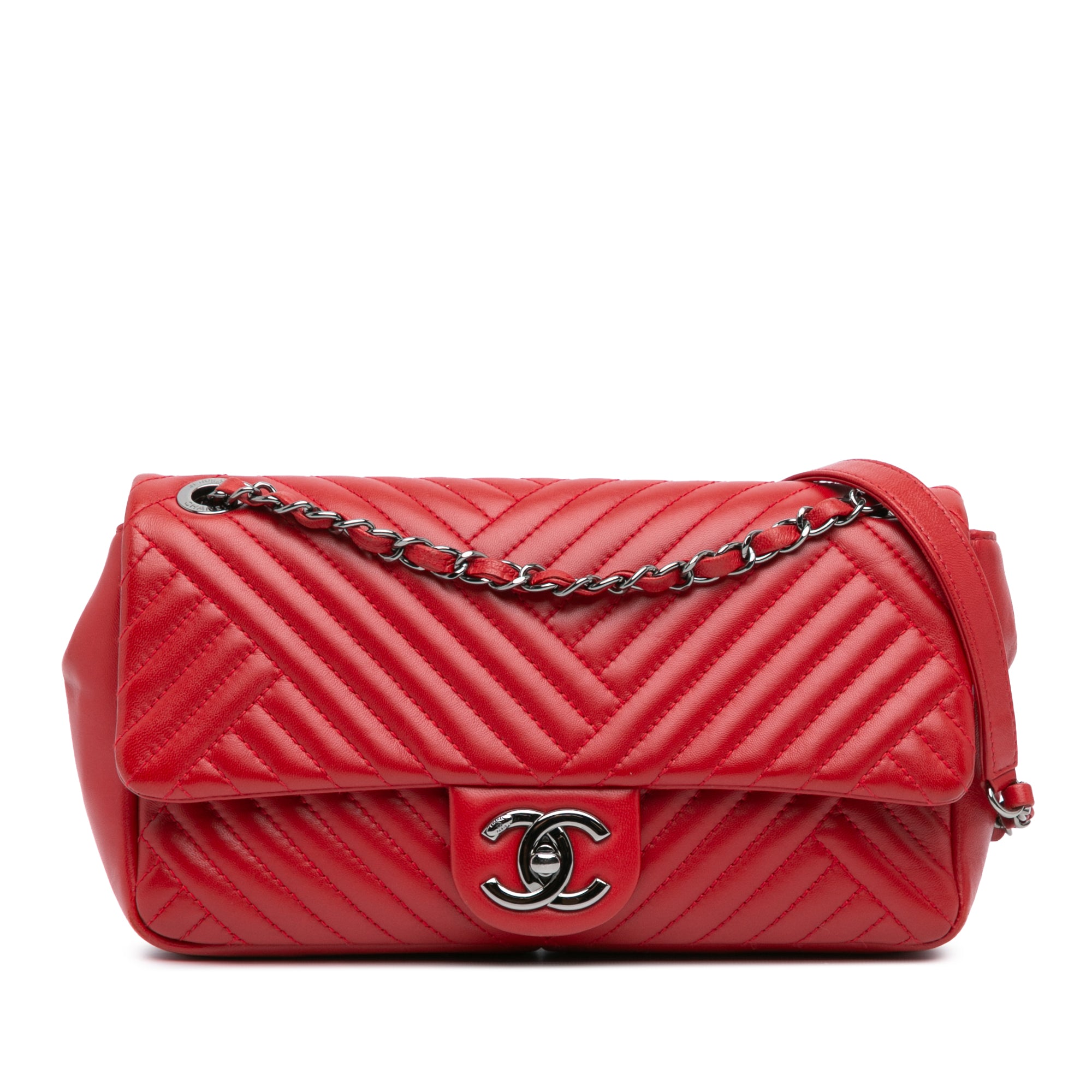 Chanel Medium Lambskin CC Crossing Flap - image 1