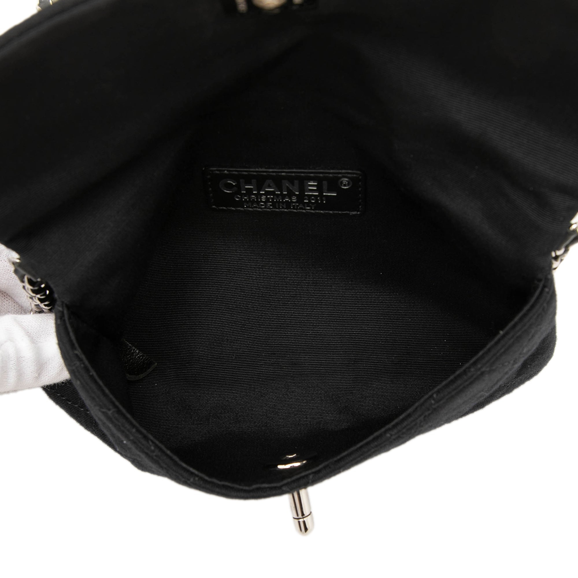Chanel Mini CC Quilted Jersey Flap - image 4