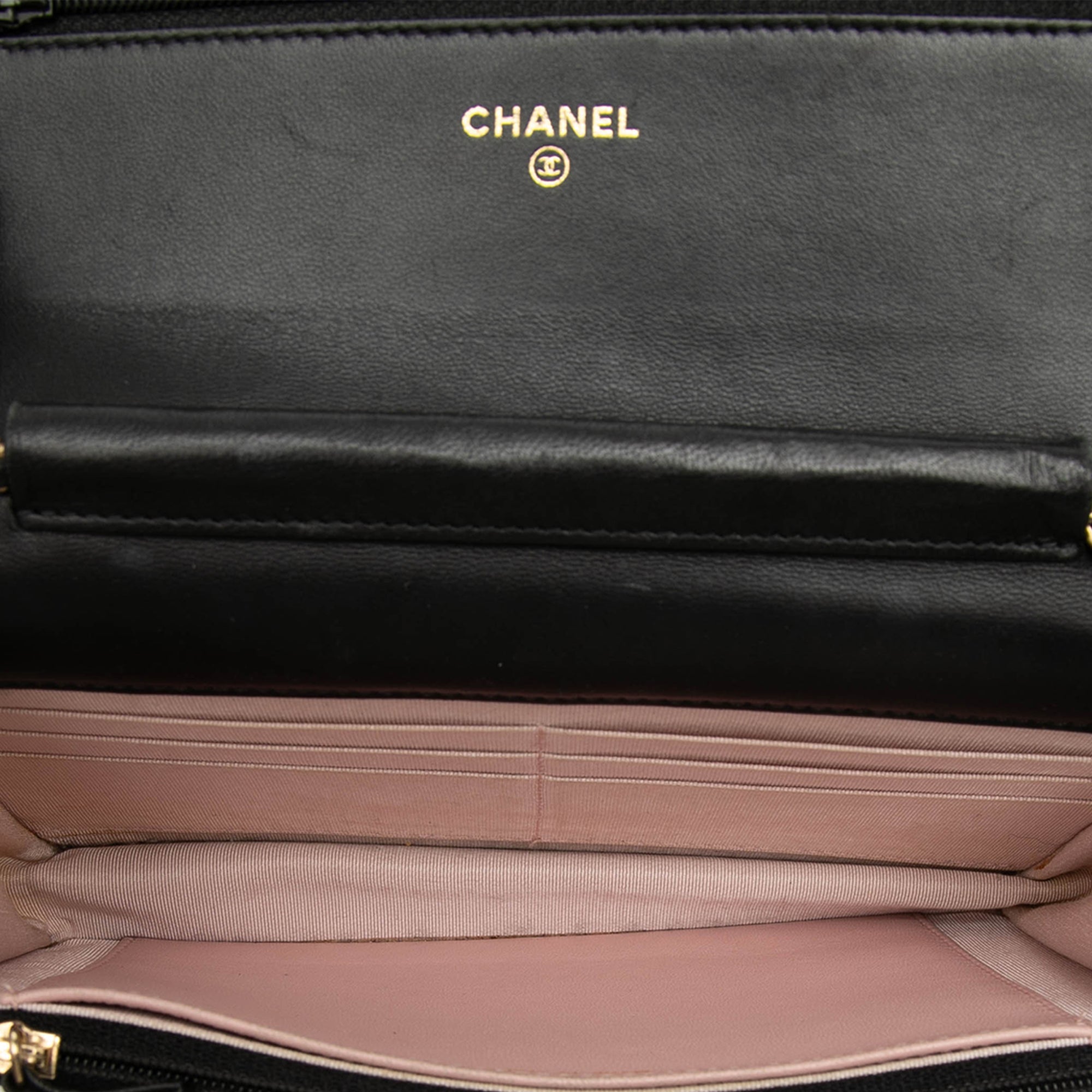 Chanel Quilted Lambskin Crest Wallet On Chain - image 4