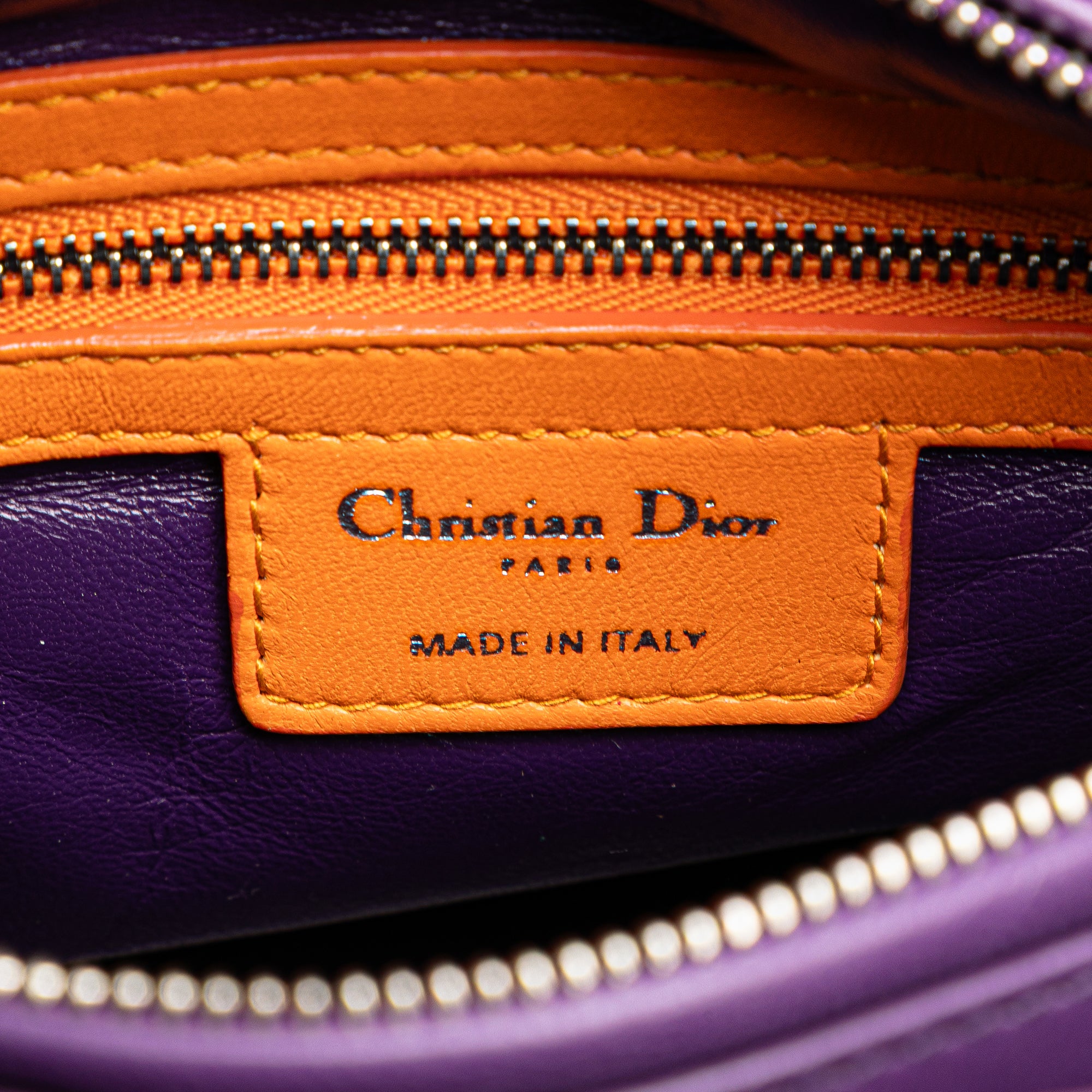 Dior Medium Tricolor Lambskin Cannage Lady Dior - image 5