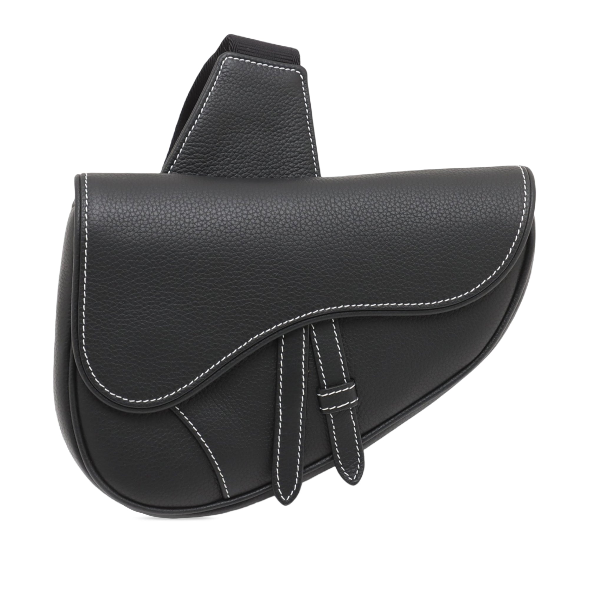 Dior Grained Calfskin Saddle Crossbody - image 1