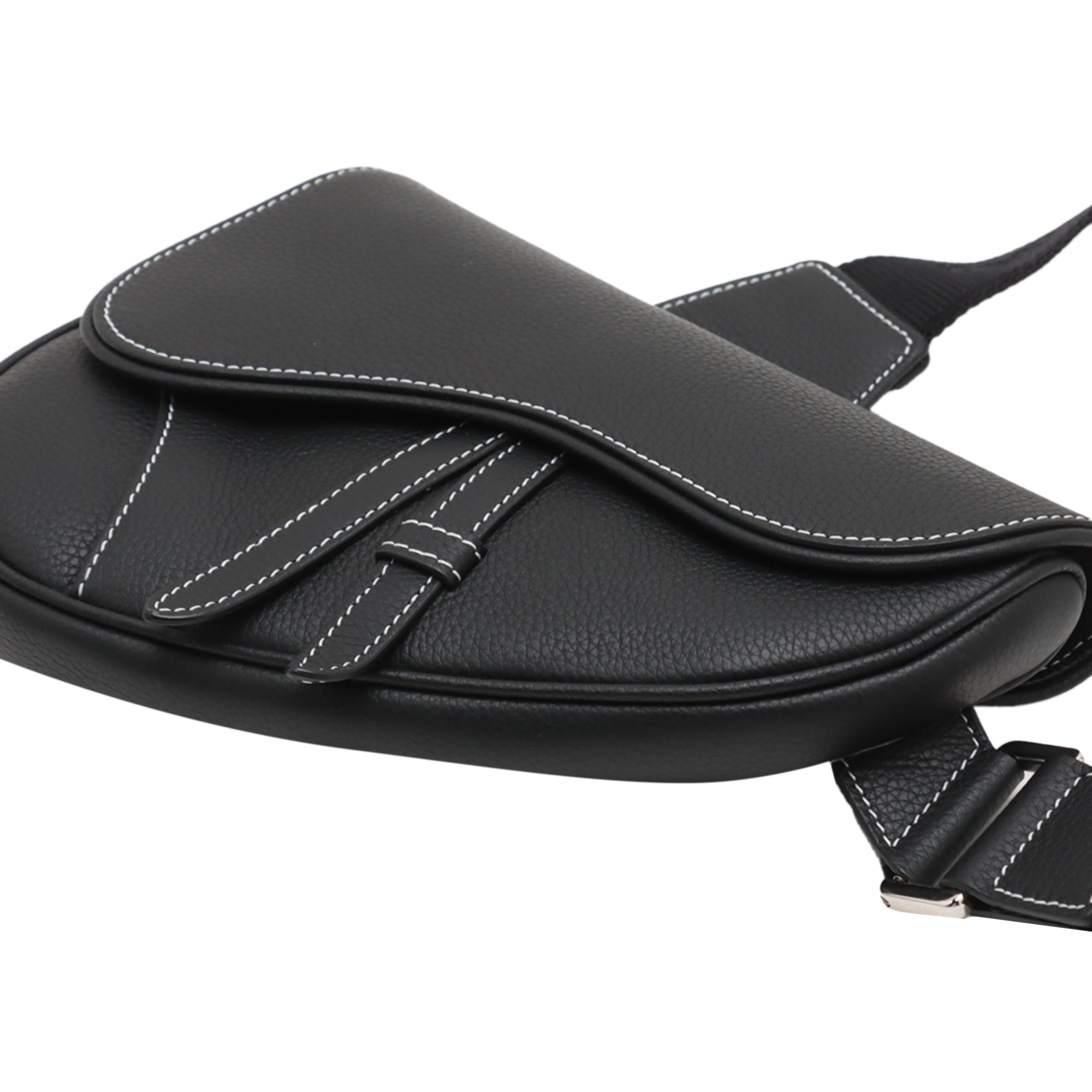 Dior Grained Calfskin Saddle Crossbody - image 7
