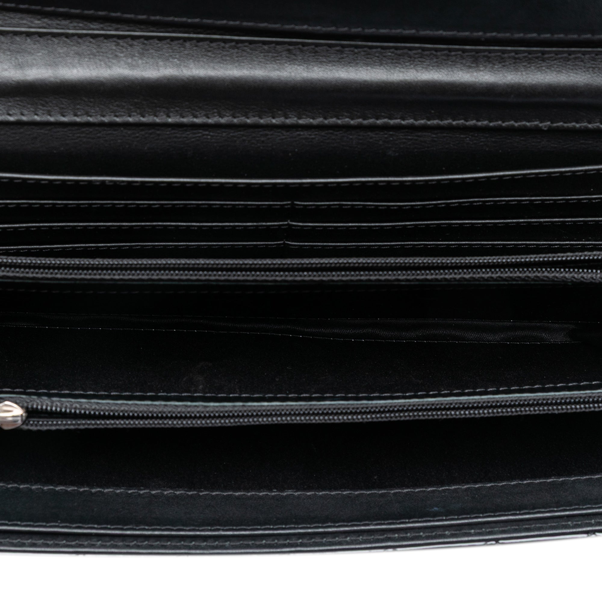 Chanel Quilted Patent Brilliant East West Flap Clutch with Chain - image 4