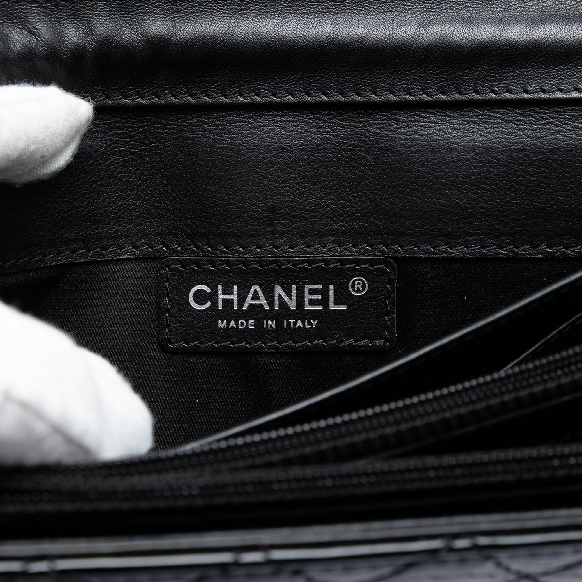 Chanel Quilted Patent Brilliant East West Flap Clutch with Chain - image 5