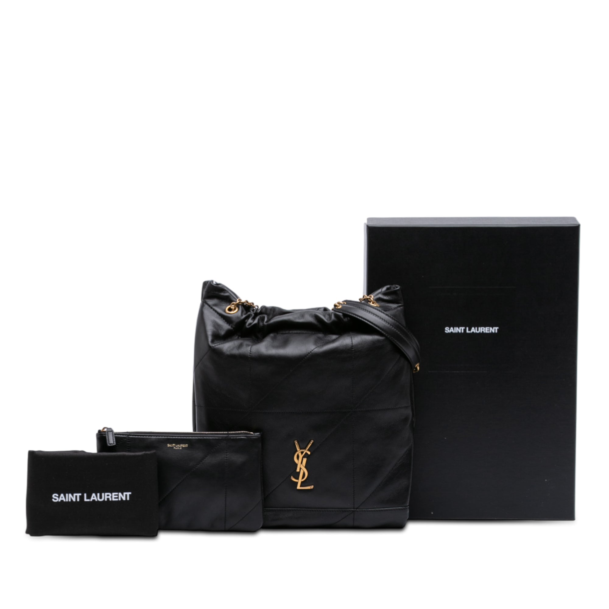 Saint Laurent Quilted Lambskin Jamie Pochon Tote - image 12