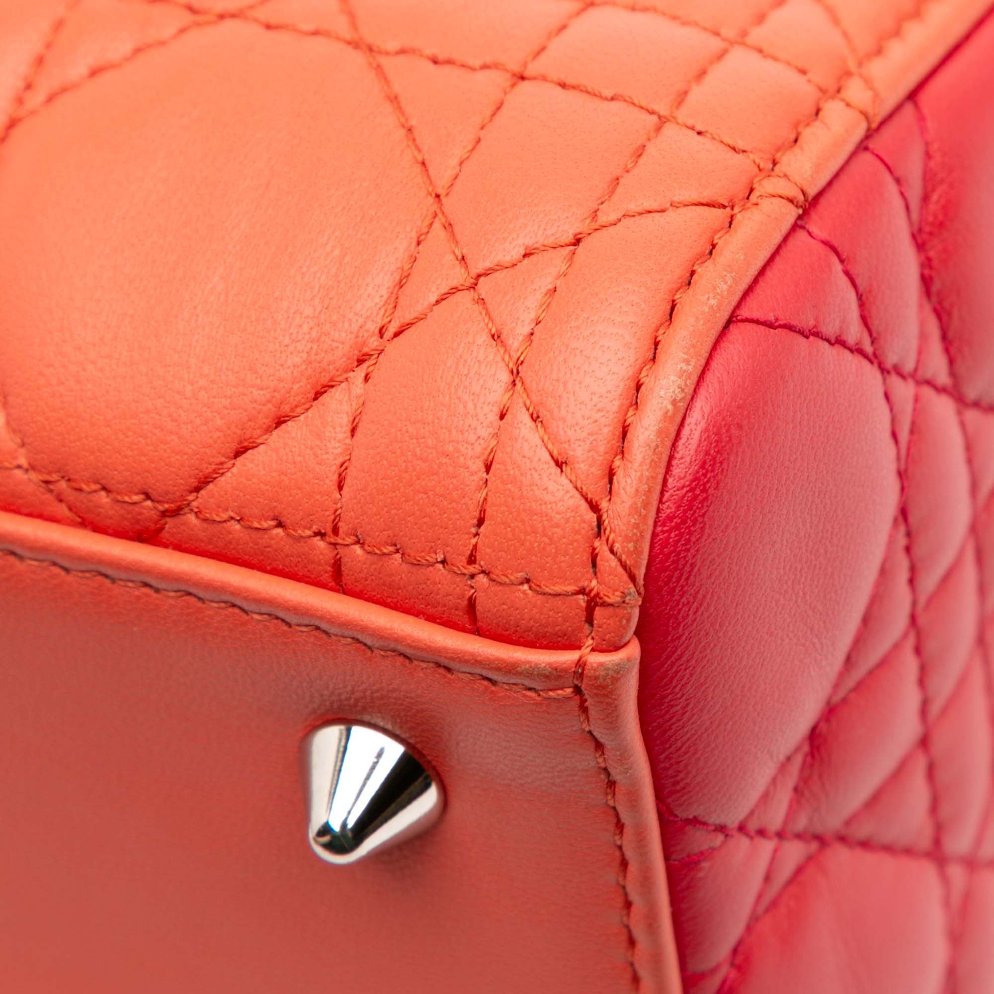 Dior Medium Bicolor Lambskin Cannage Lady Dior - image 11