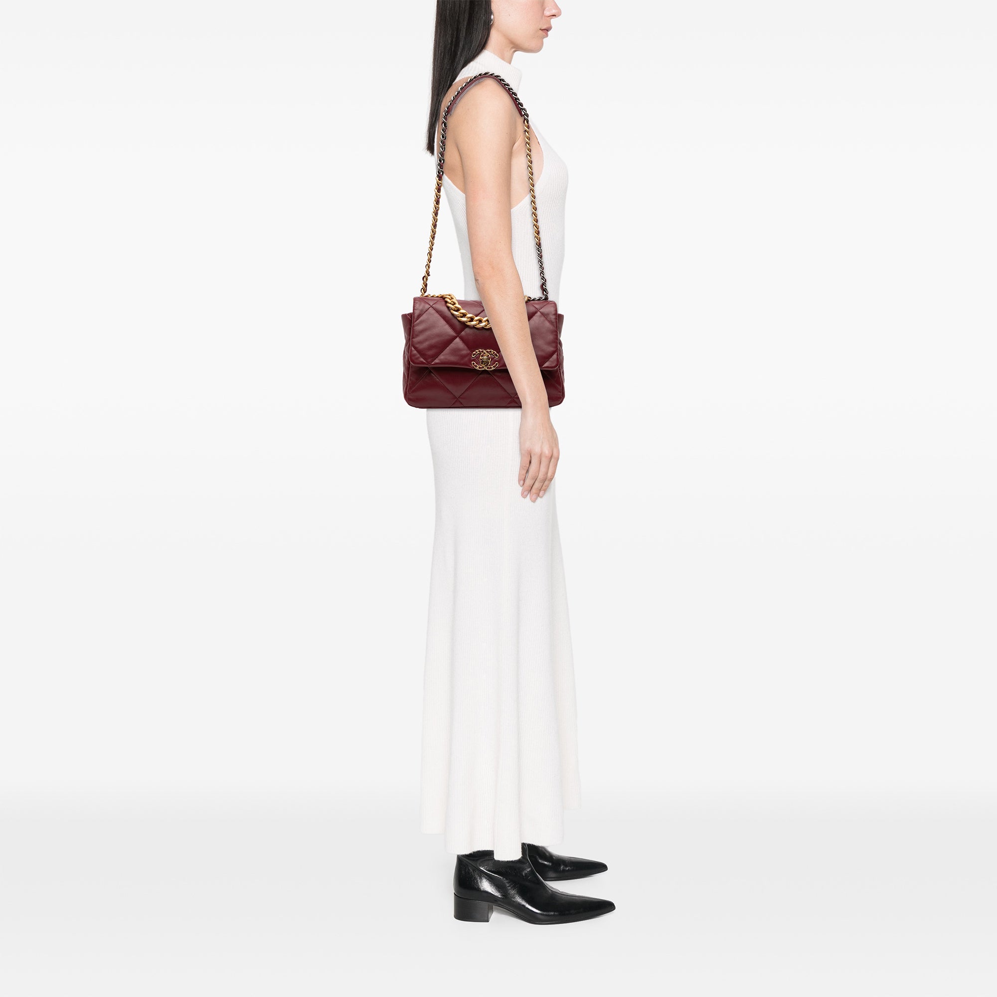 Chanel Large Lambskin 19 Flap - image 11