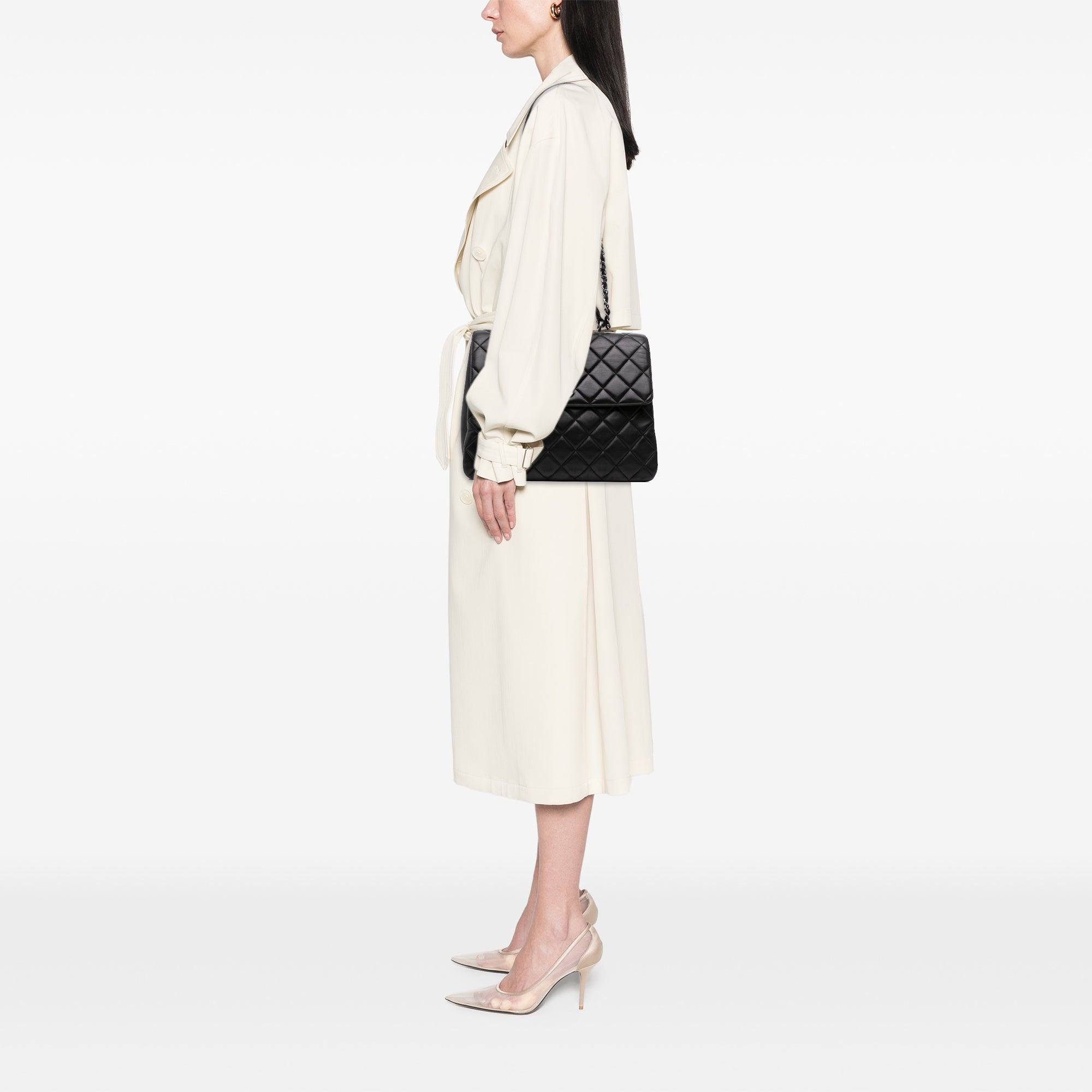 Chanel Large Lambskin Trendy CC Top Handle Bag - image 15