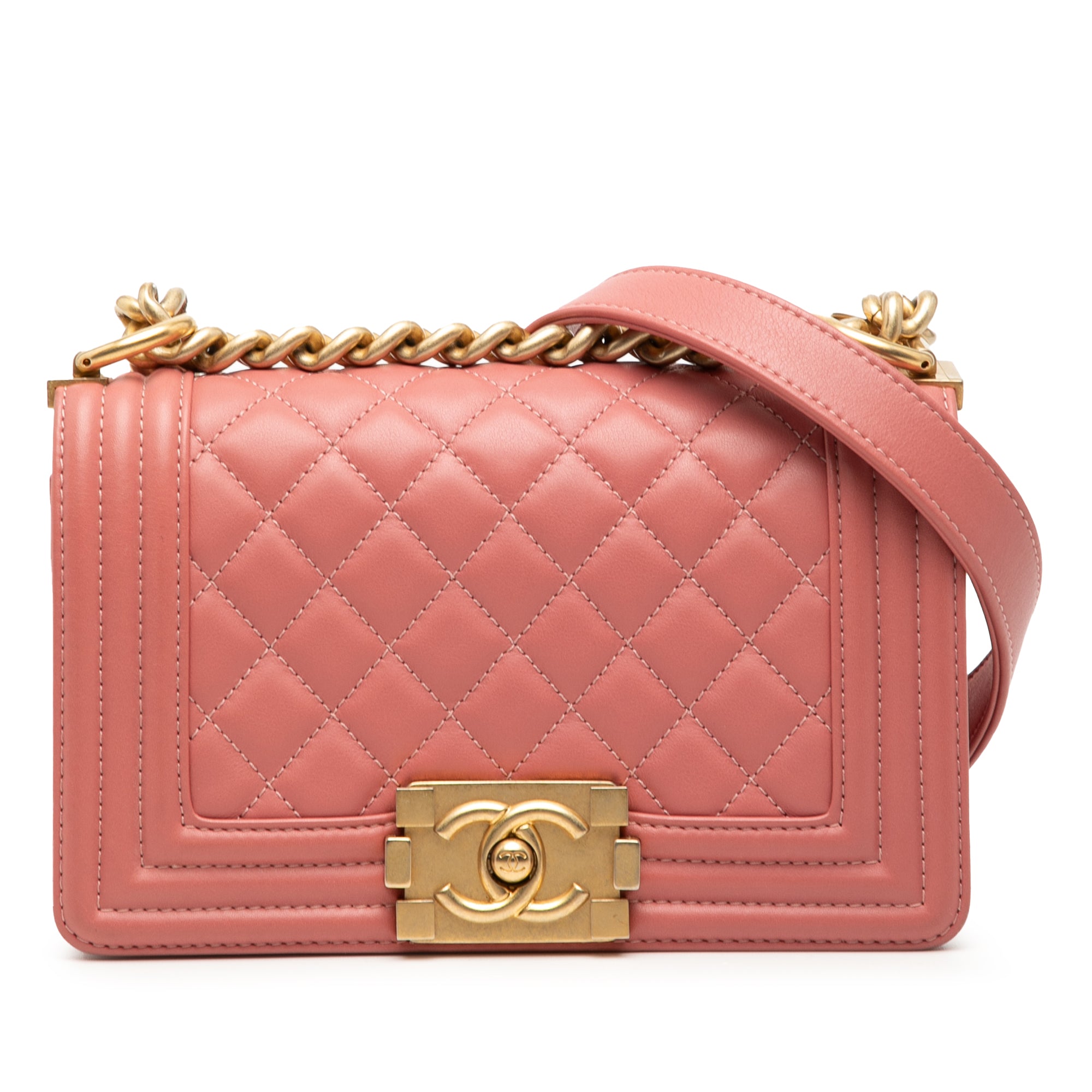 Chanel Small Quilted Lambskin Boy Flap - image 1