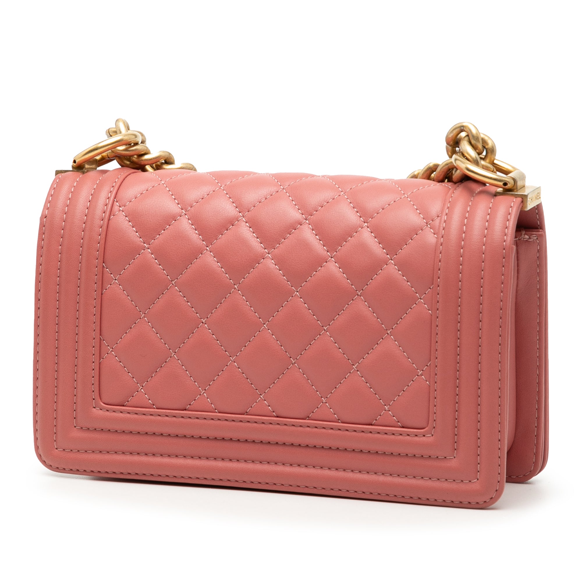 Chanel Small Quilted Lambskin Boy Flap - image 2