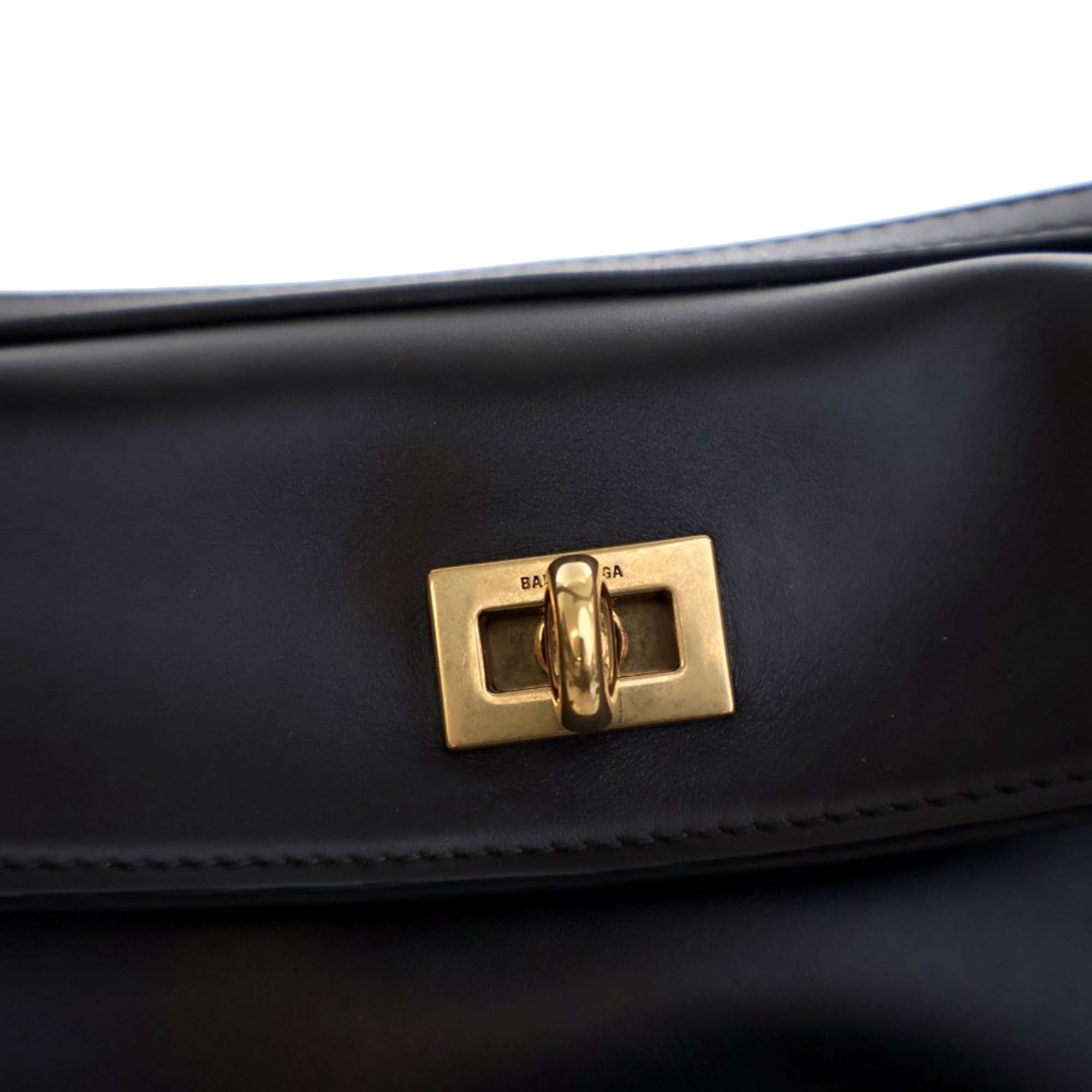 Balenciaga Small Leather Rodeo Satchel - image 10