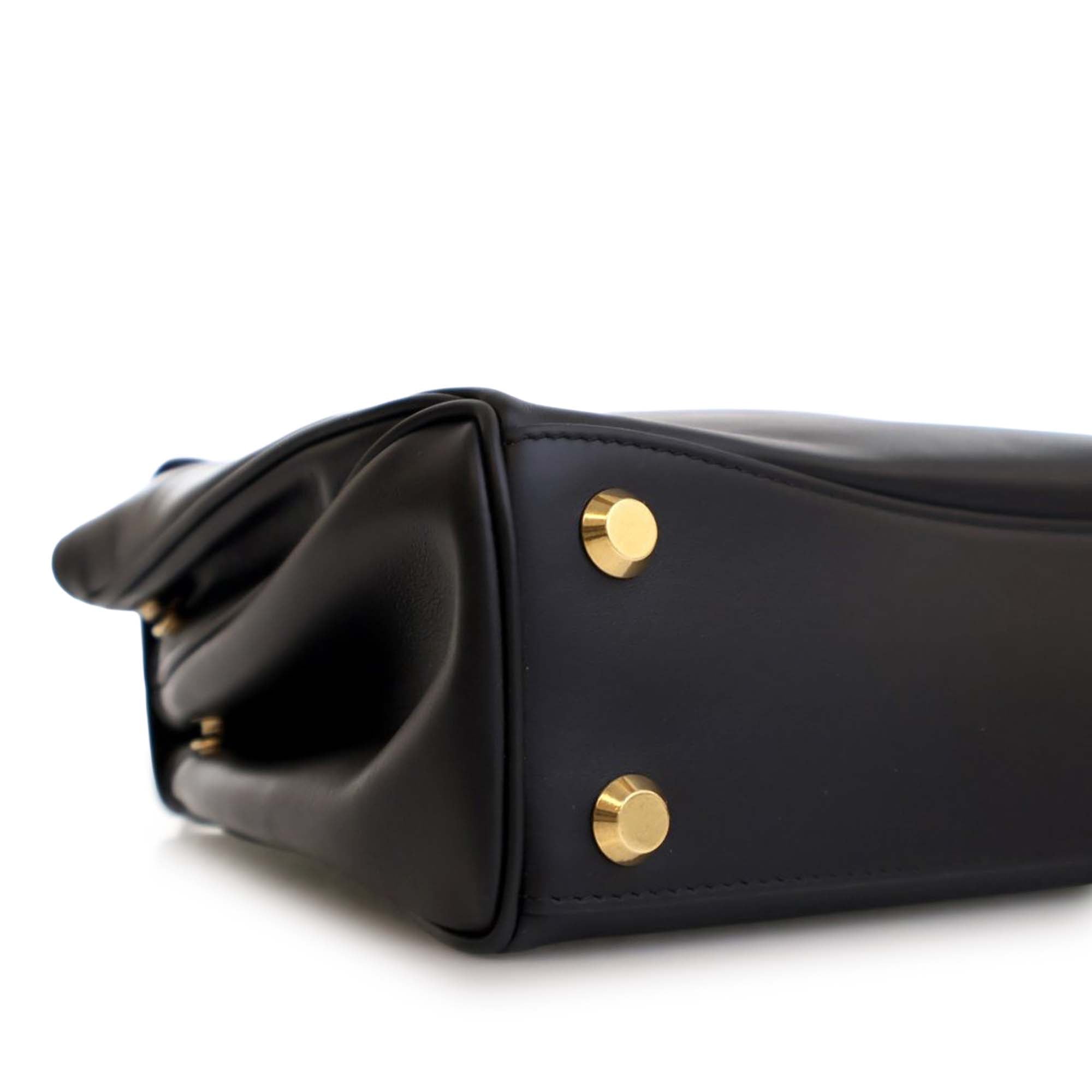 Balenciaga Small Leather Rodeo Satchel - image 11