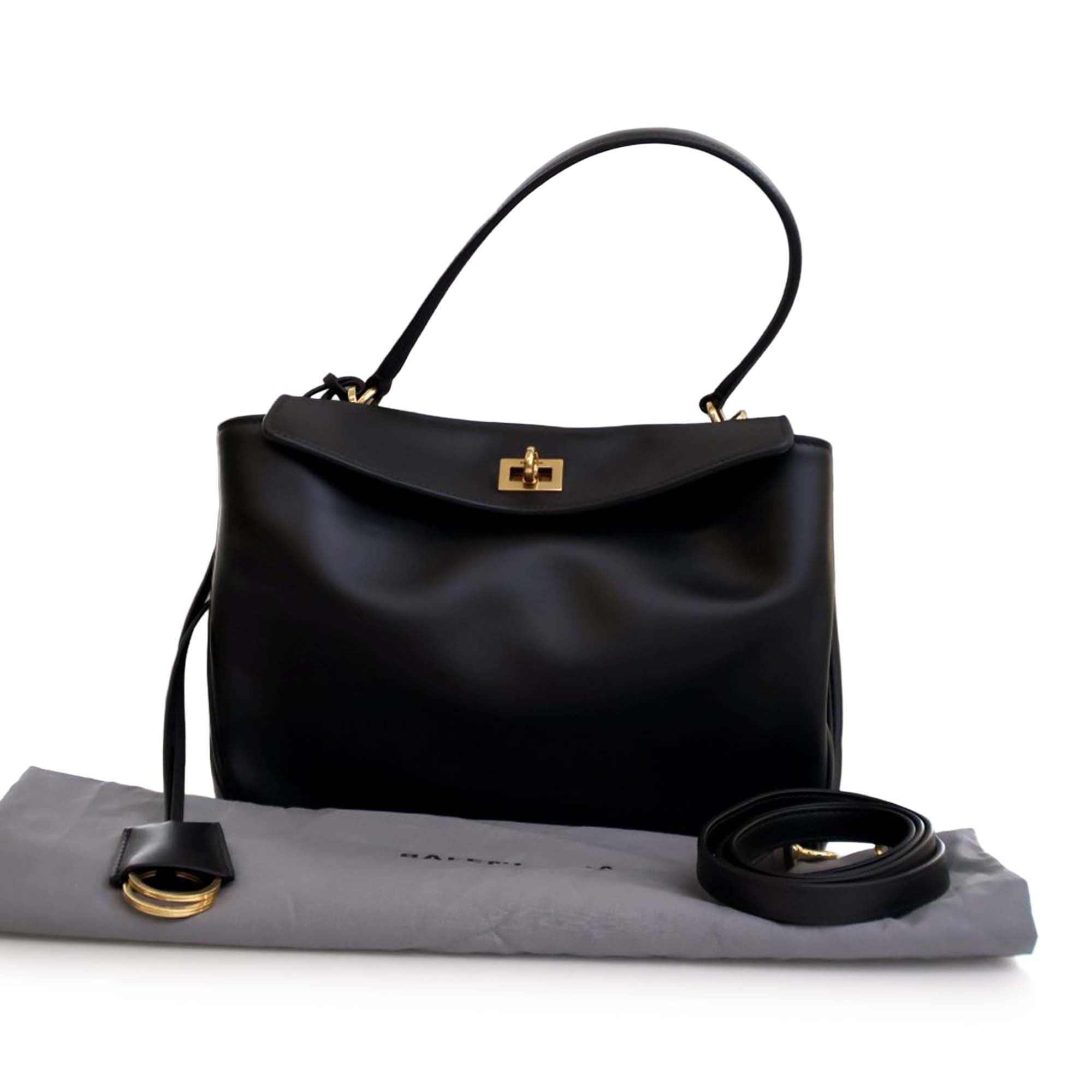 Balenciaga Small Leather Rodeo Satchel - image 15