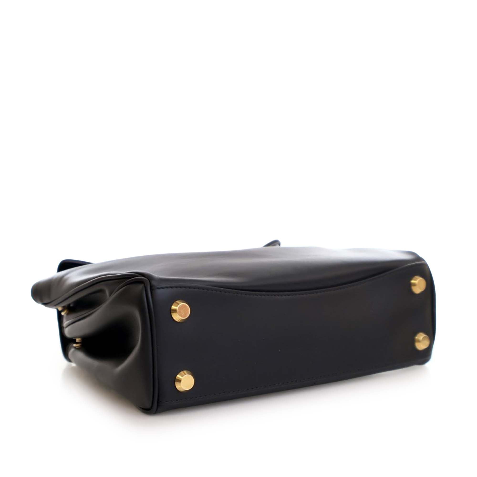 Balenciaga Small Leather Rodeo Satchel - image 7