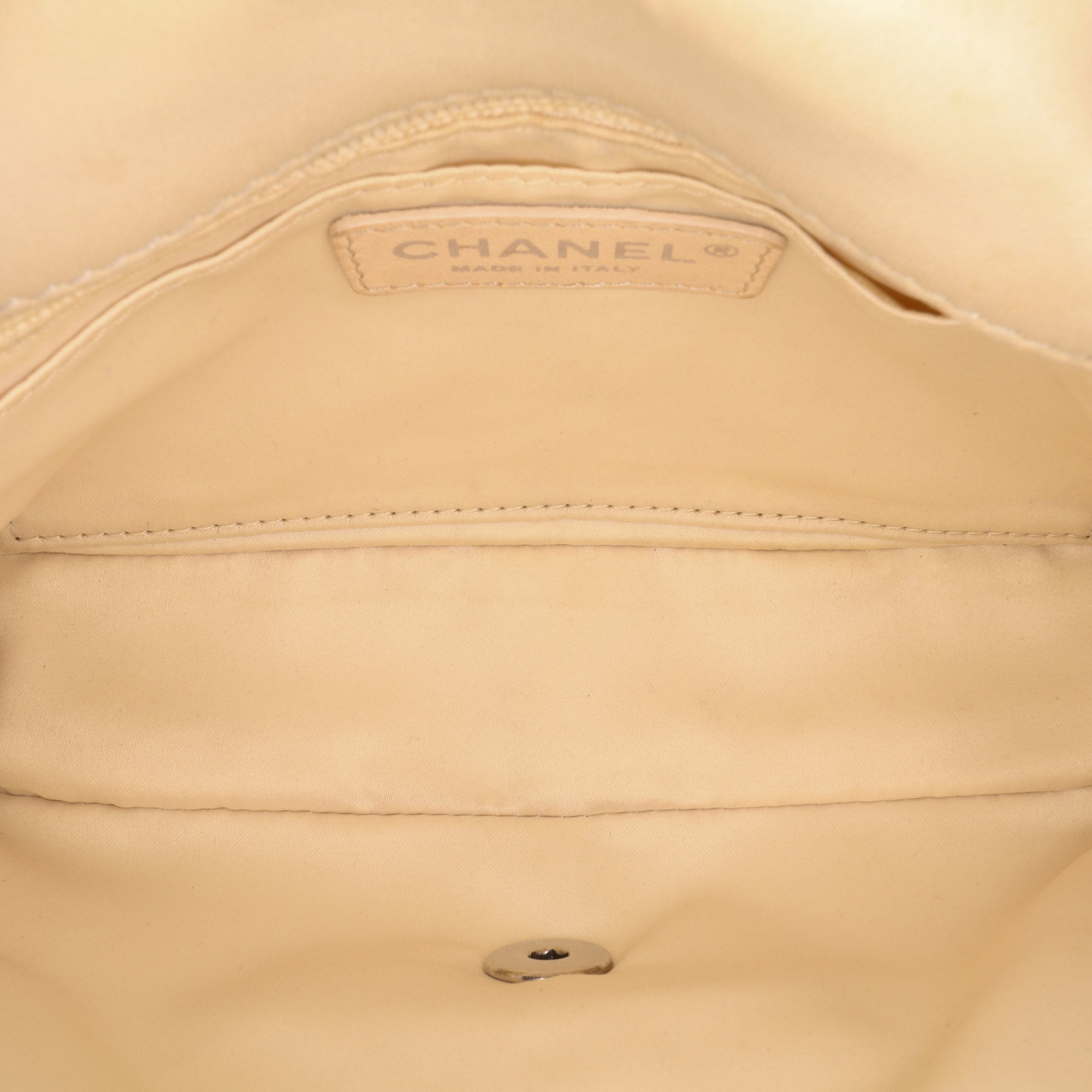 Chanel Small Raffia Sequin Single Flap - image 4