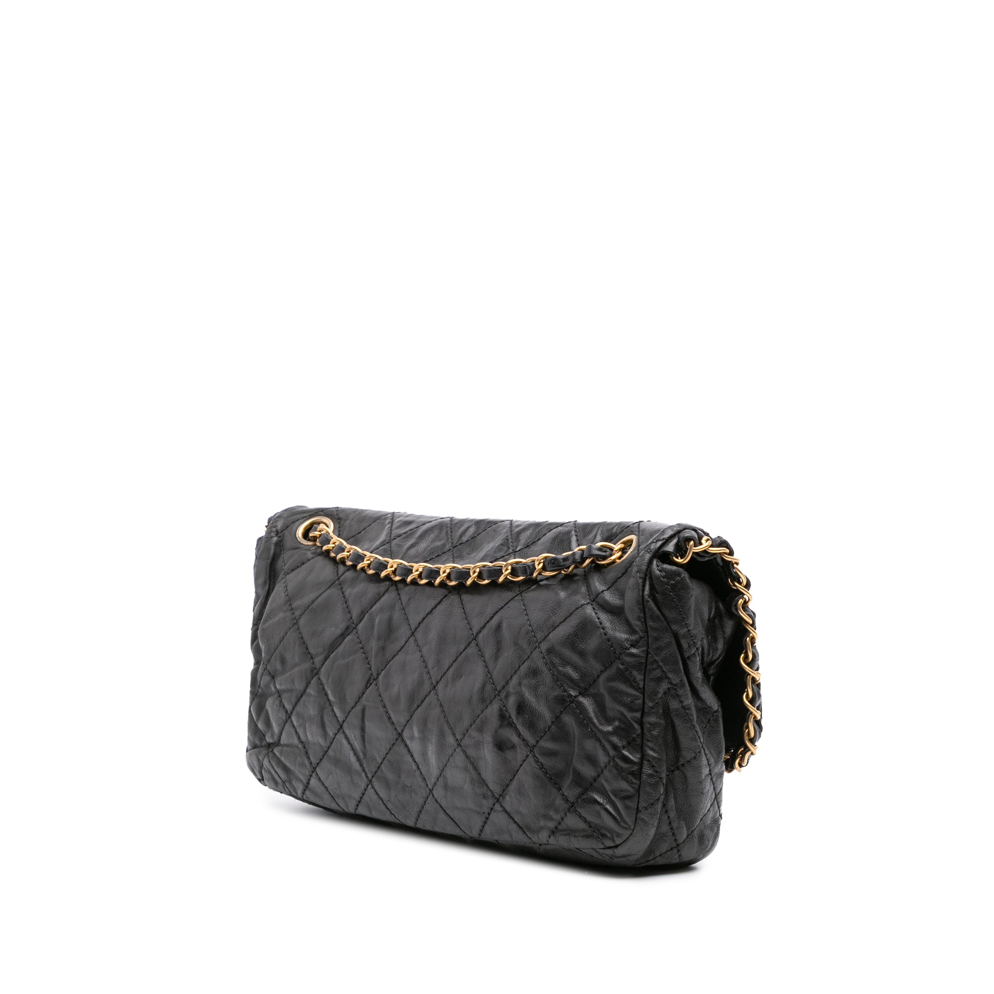 Chanel Medium Quilted Aged Calfskin Chain Me Flap - image 2