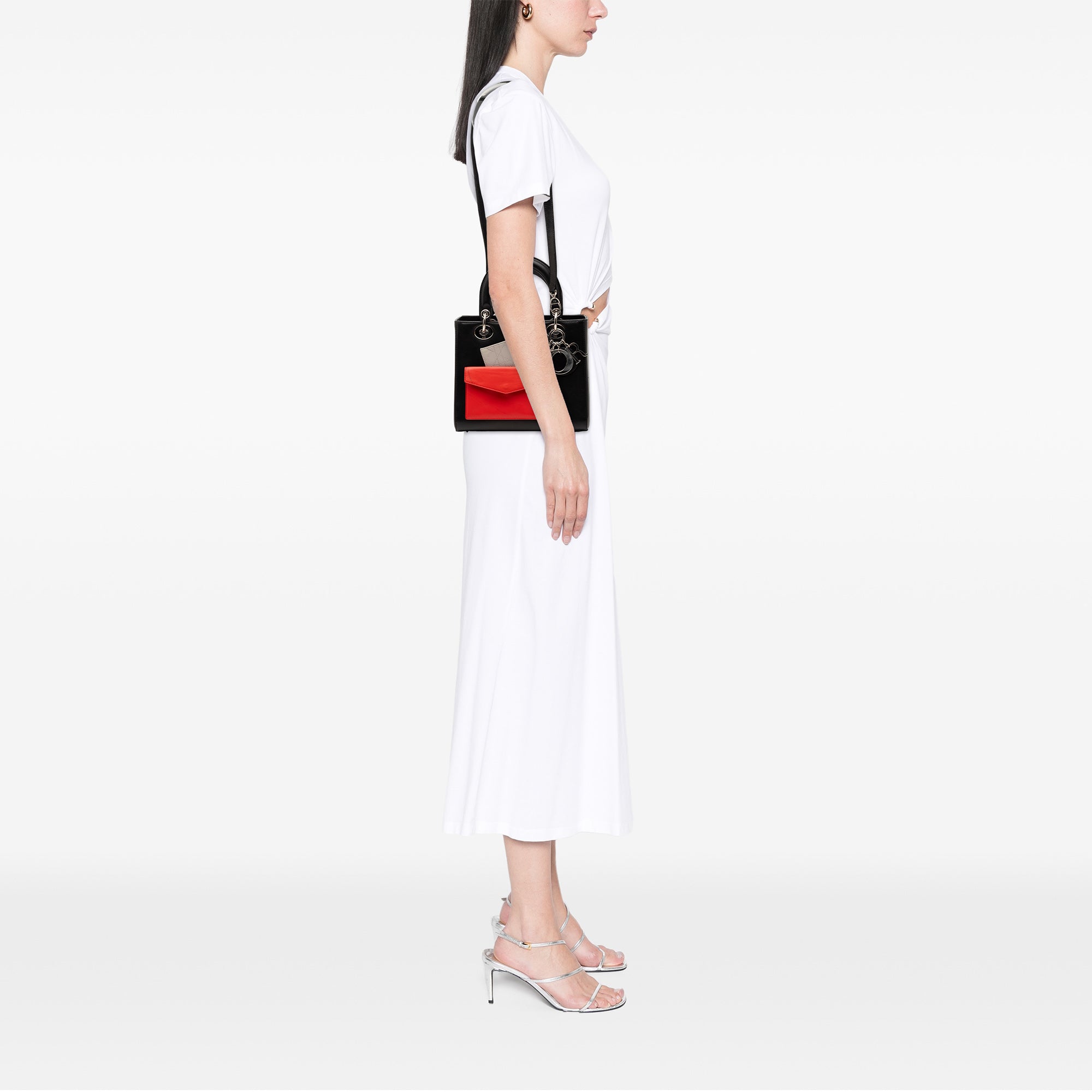 Dior Medium Calfskin Pockets Lady Dior - image 7
